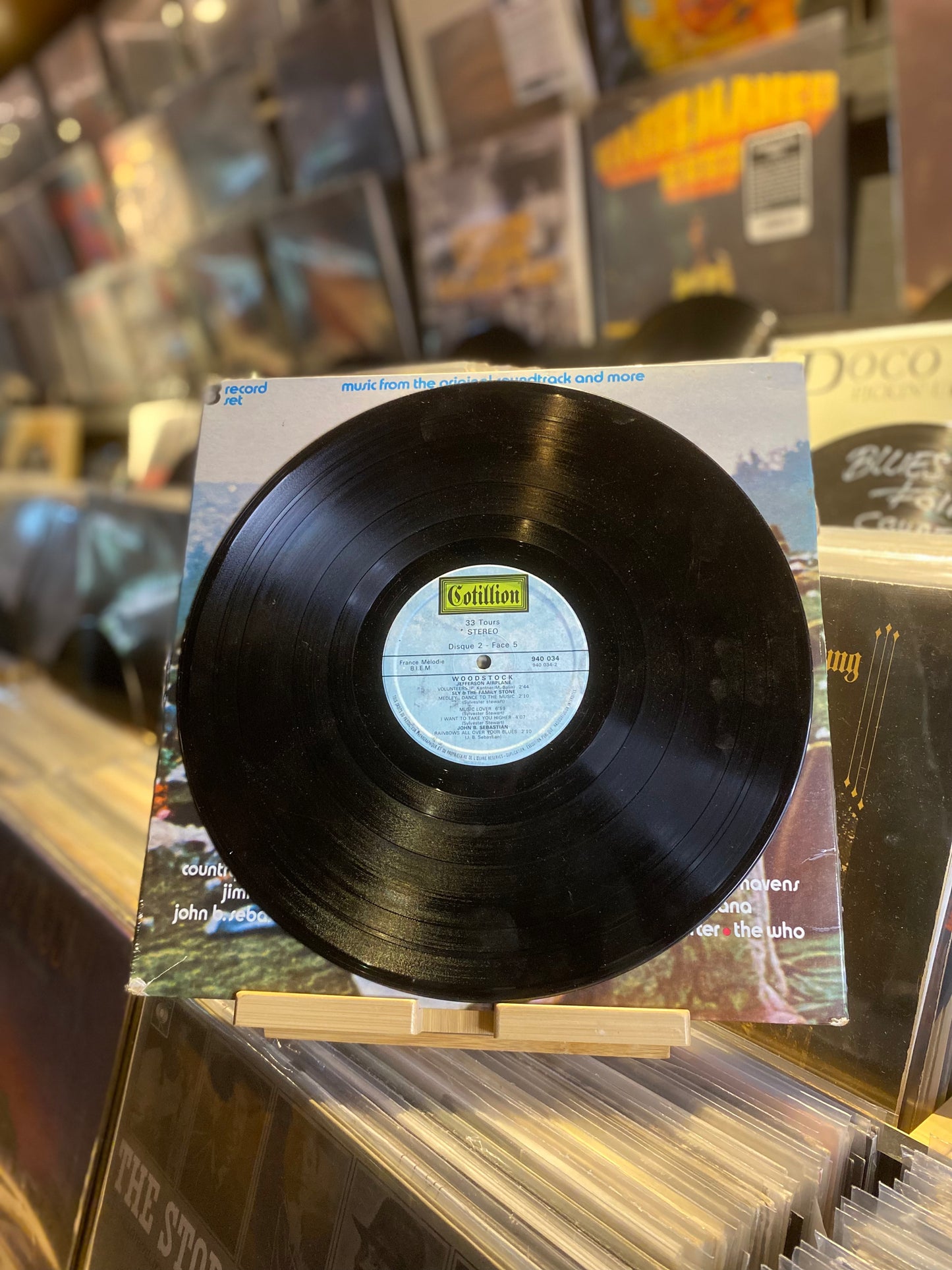 WOODSTOCK / 3 x LP (OG FR 1970)