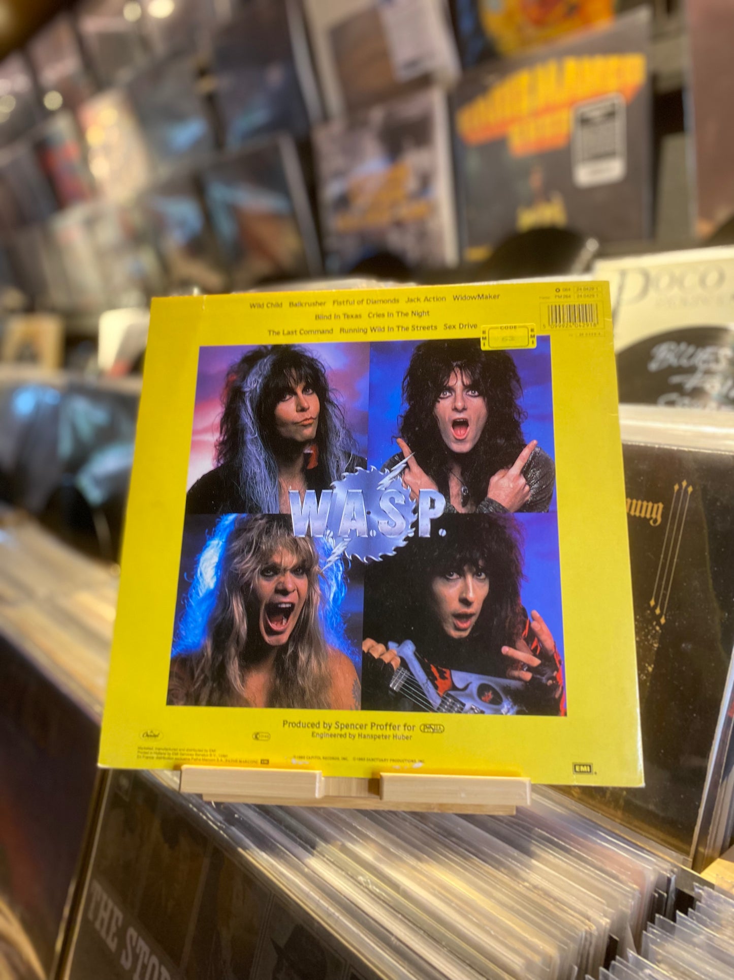 W.A.S.P. – THE LAST COMMAND / LP (OG EU 1985)