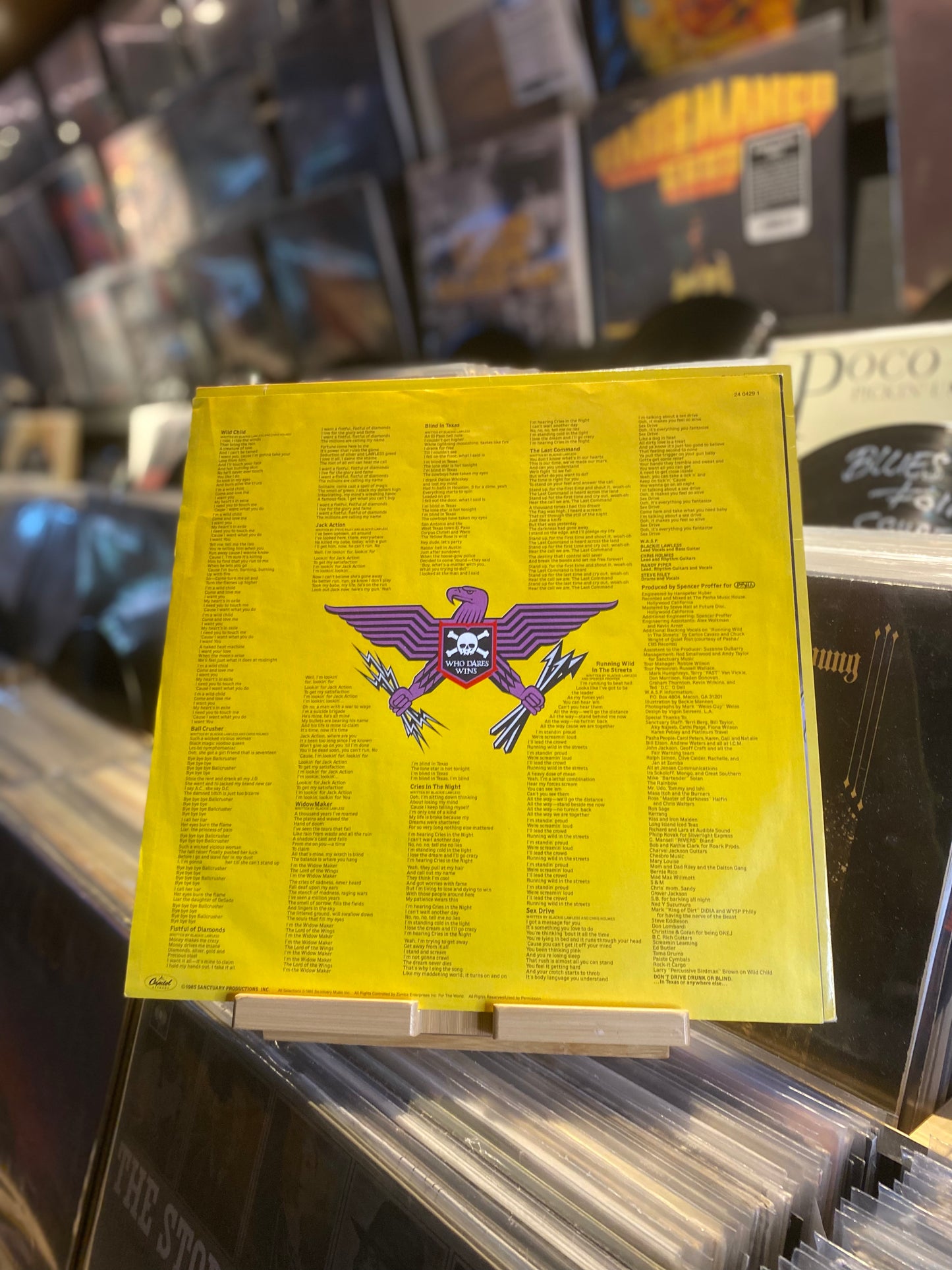 W.A.S.P. – THE LAST COMMAND / LP (OG EU 1985)