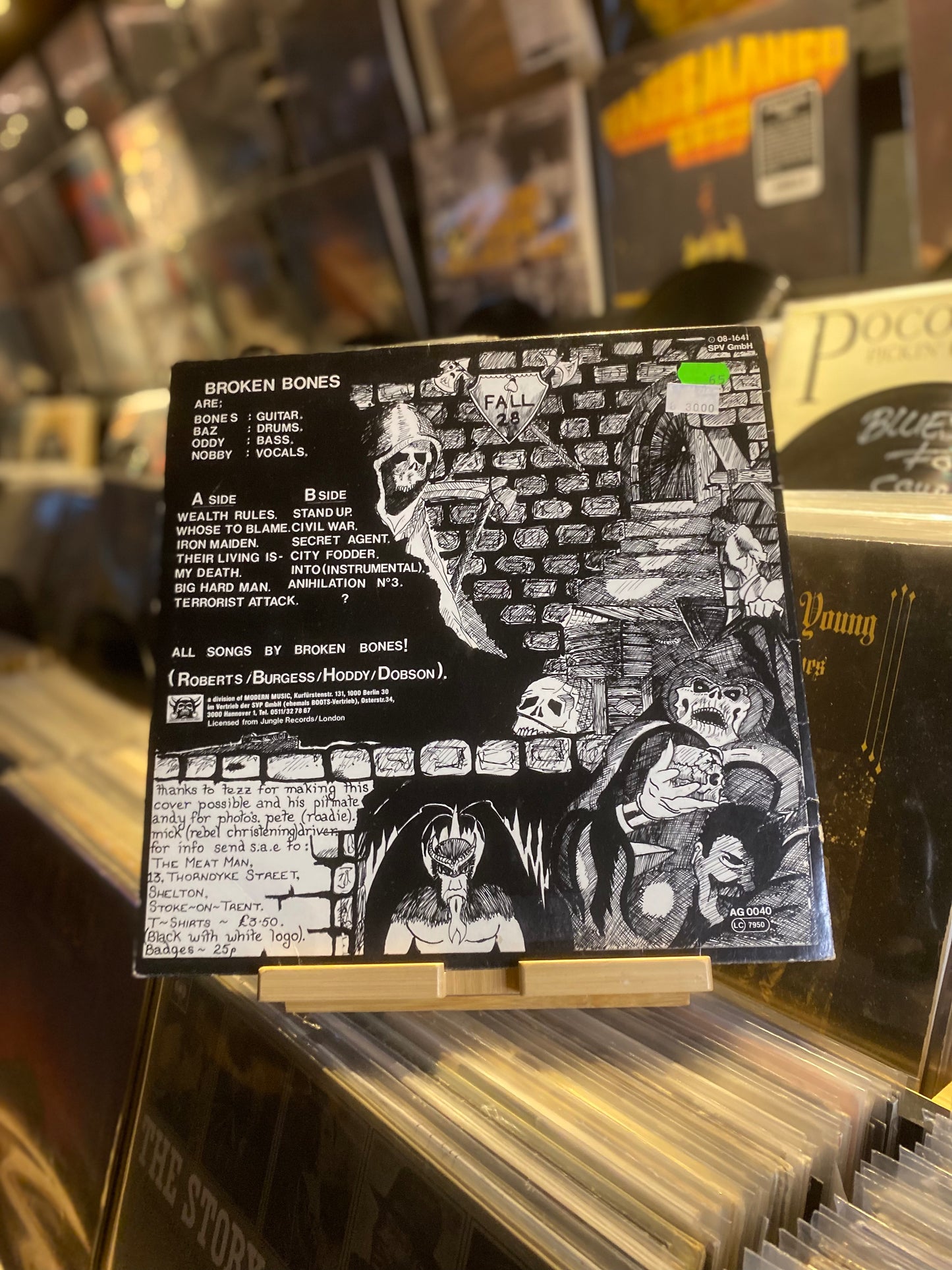 Broken Bones! – Dem Bones / LP (OG GER 1984)
