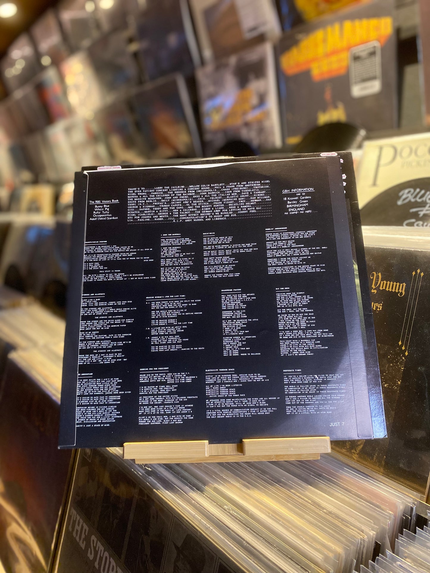 G.B.H. – No Need To Panic / LP (OG UK 1987)