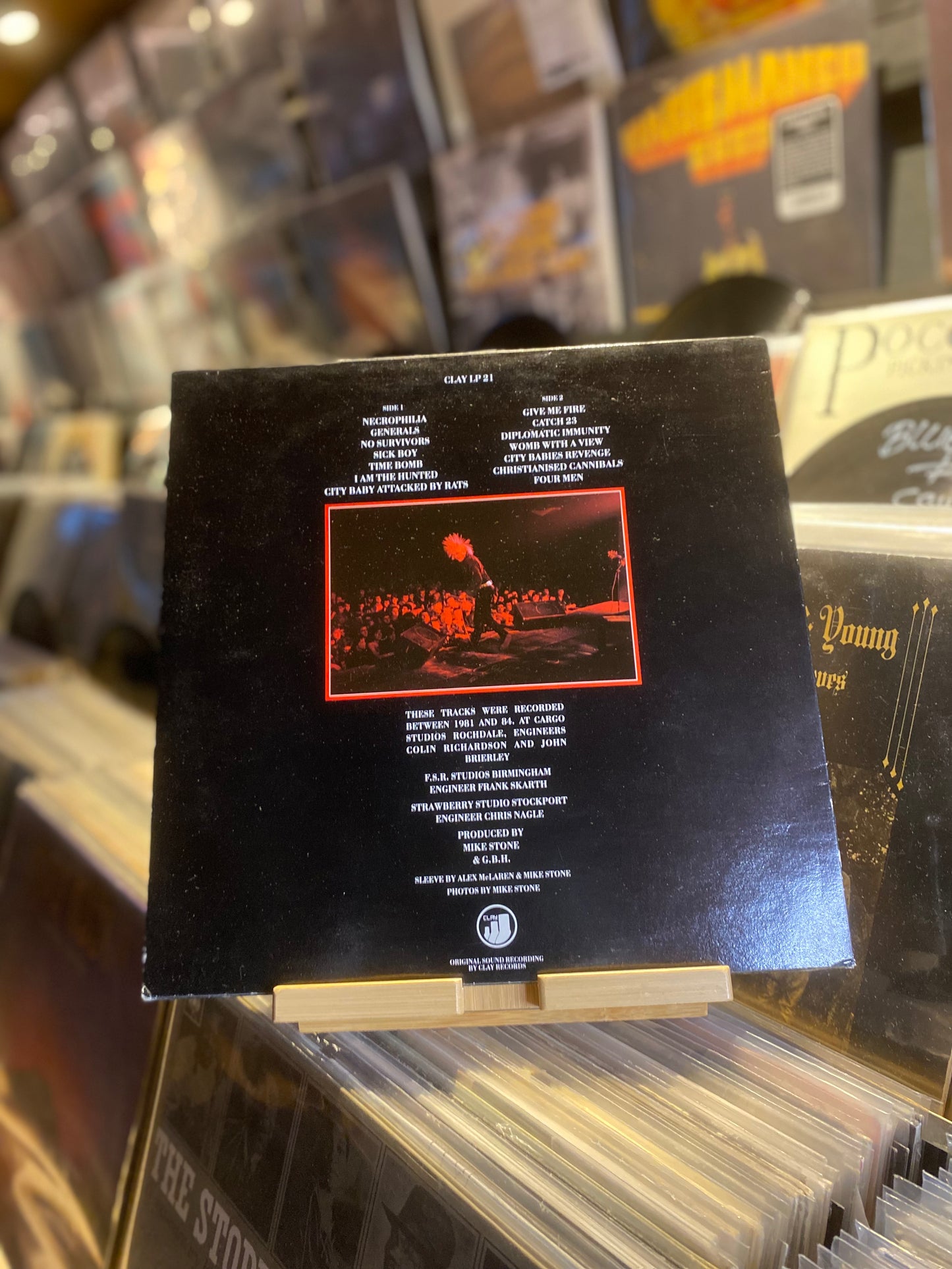 CHARGED G.B.H* – THE CLAY YEARS - 1981 TO 84 / LP (OG UK 1986)