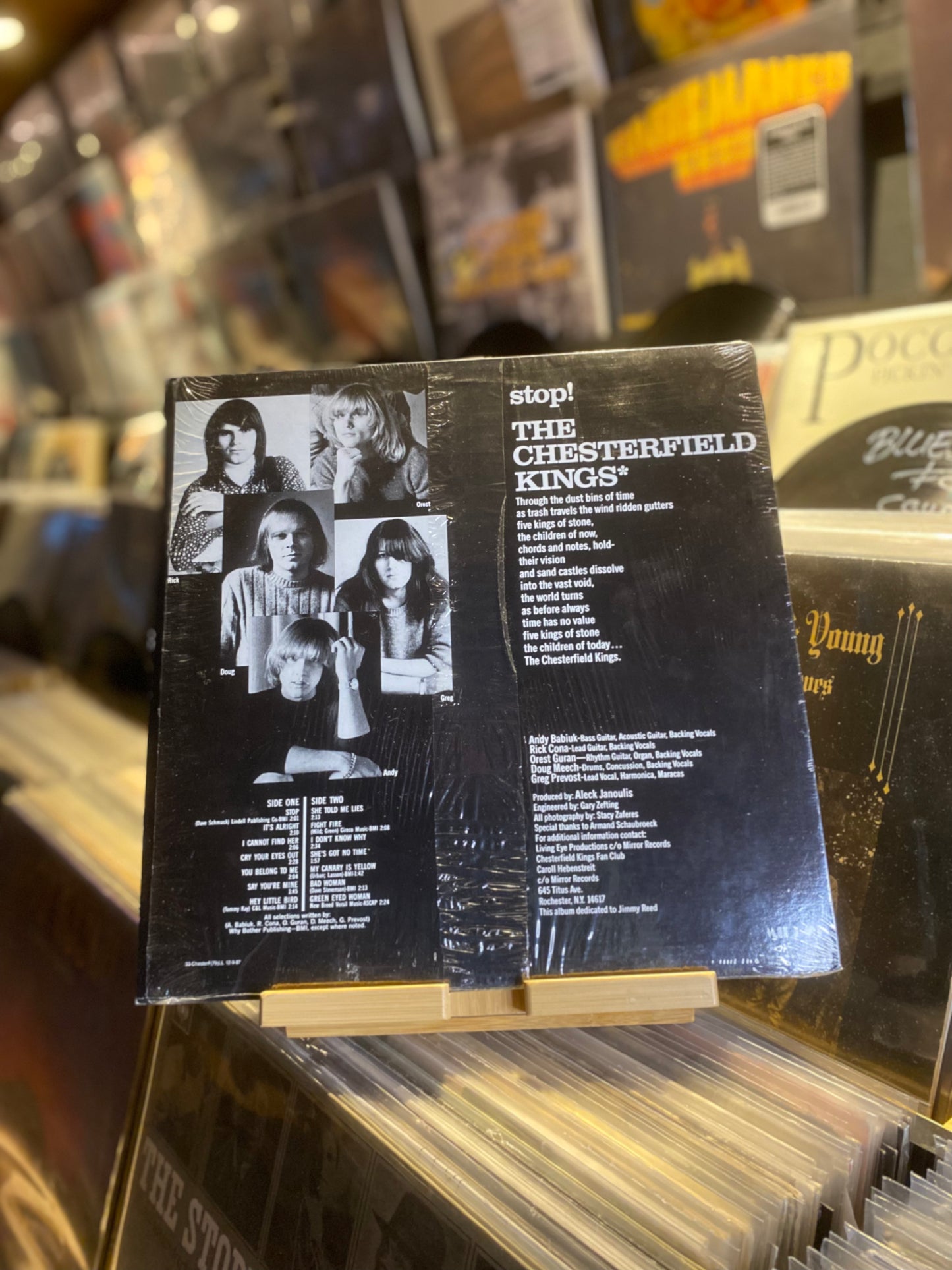 THE CHESTERFIELD KINGS – STOP!...RE US 1987 EX/EX