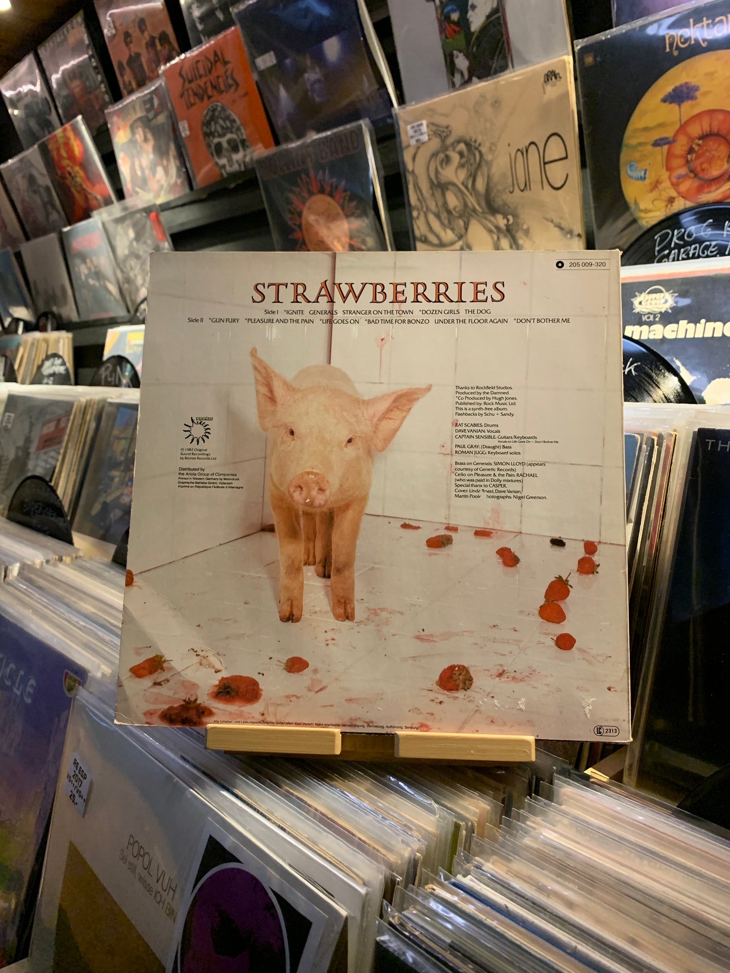 THE DAMNED - STRAWBERRIES...OG GER 1982...VG+/VG