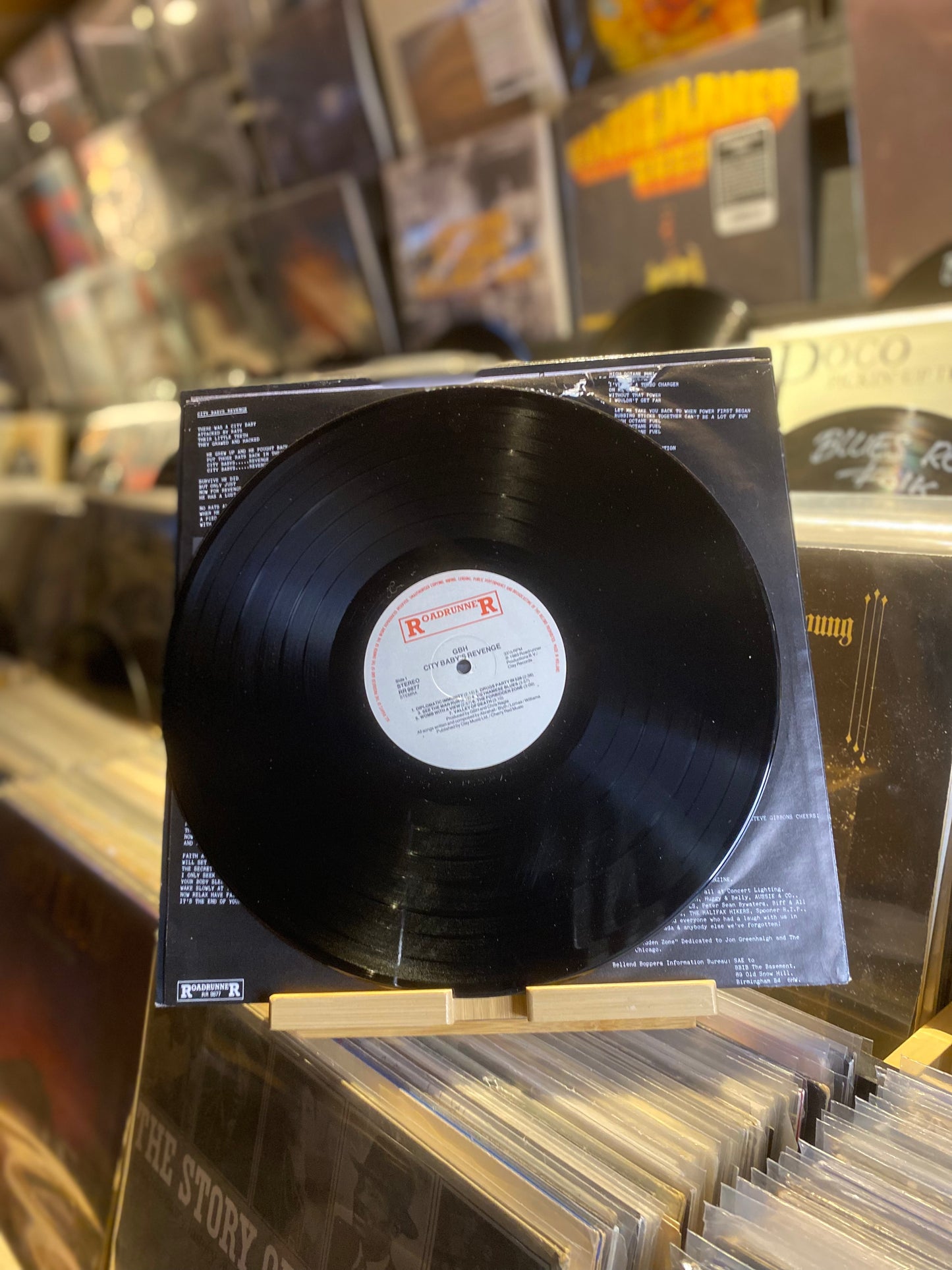 CHARGED G.B.H – CITY BABY'S REVENGE / LP (OG BEN 1983)