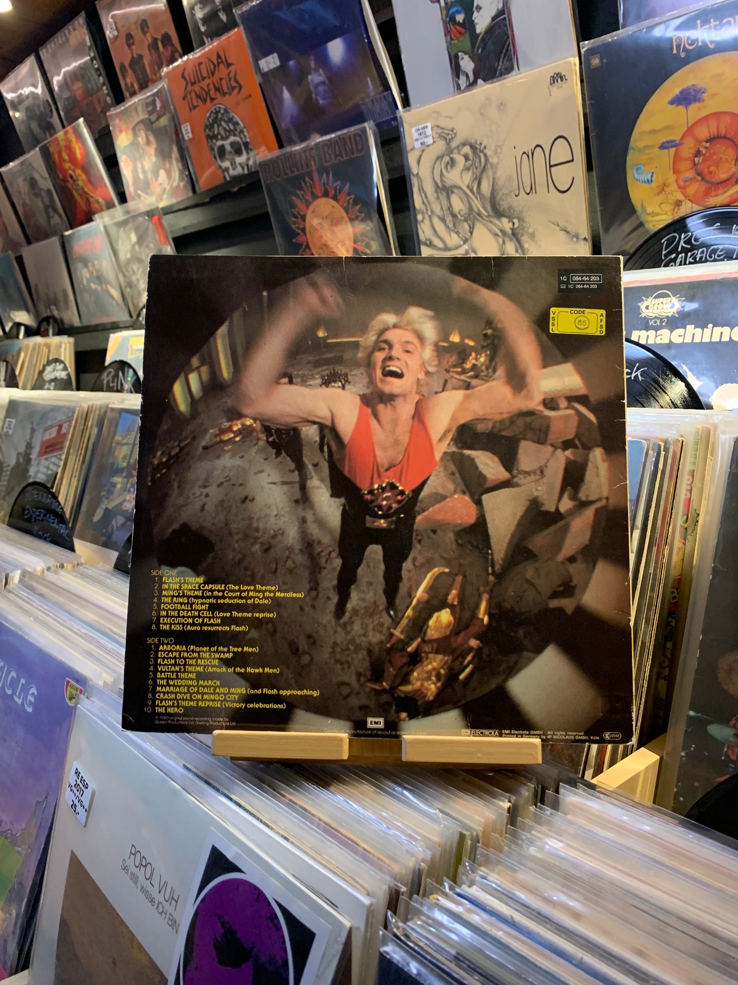 QUEEN - FLASH GORDON BO ORIGINAL...OG GER 1980 VG+/EX...