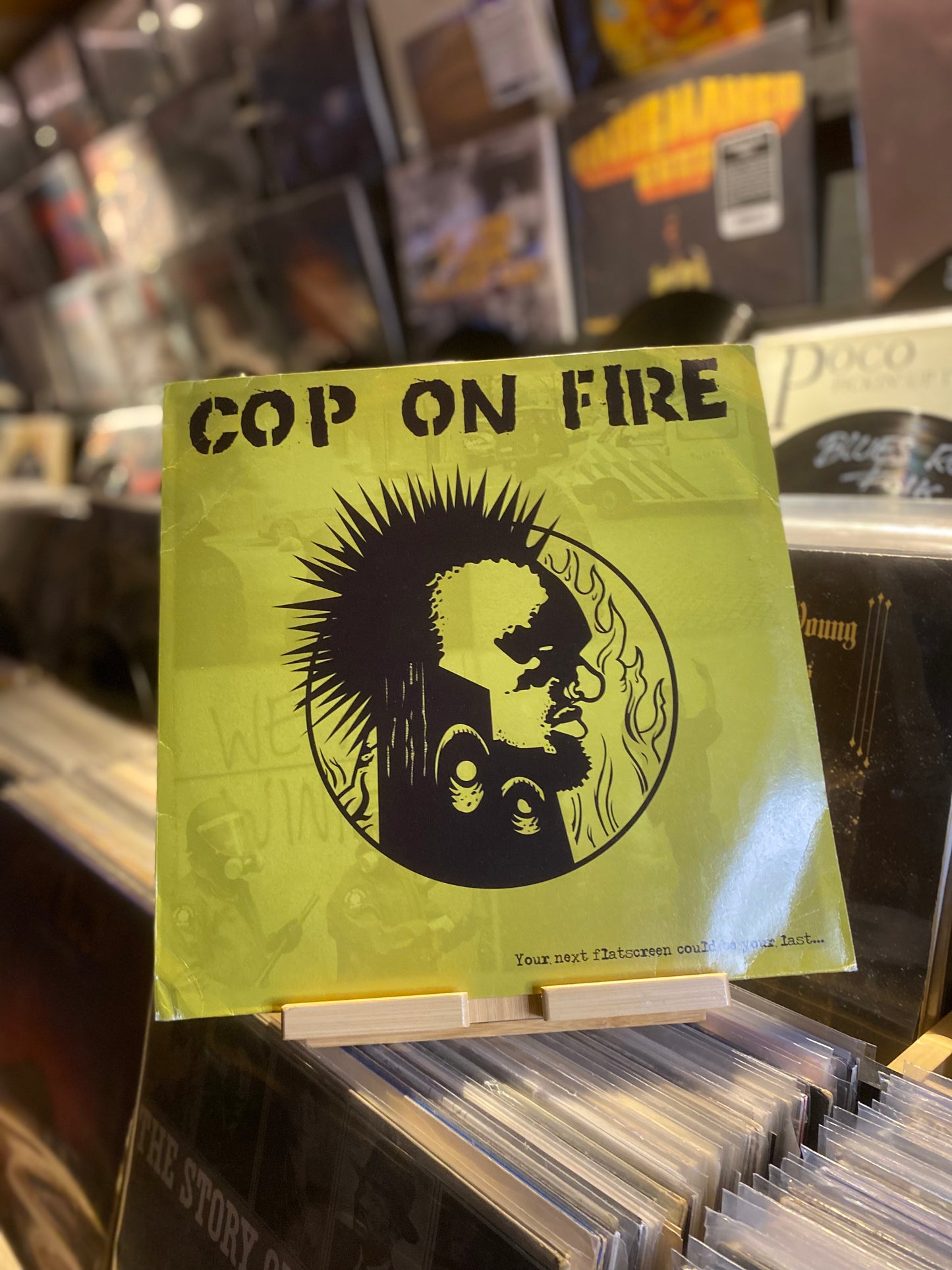 COP ON FIRE & COMBAT WOMBAT – YOUR NEXT FLATSCREEN COULD BE YOUR LAST...(FR 2010)