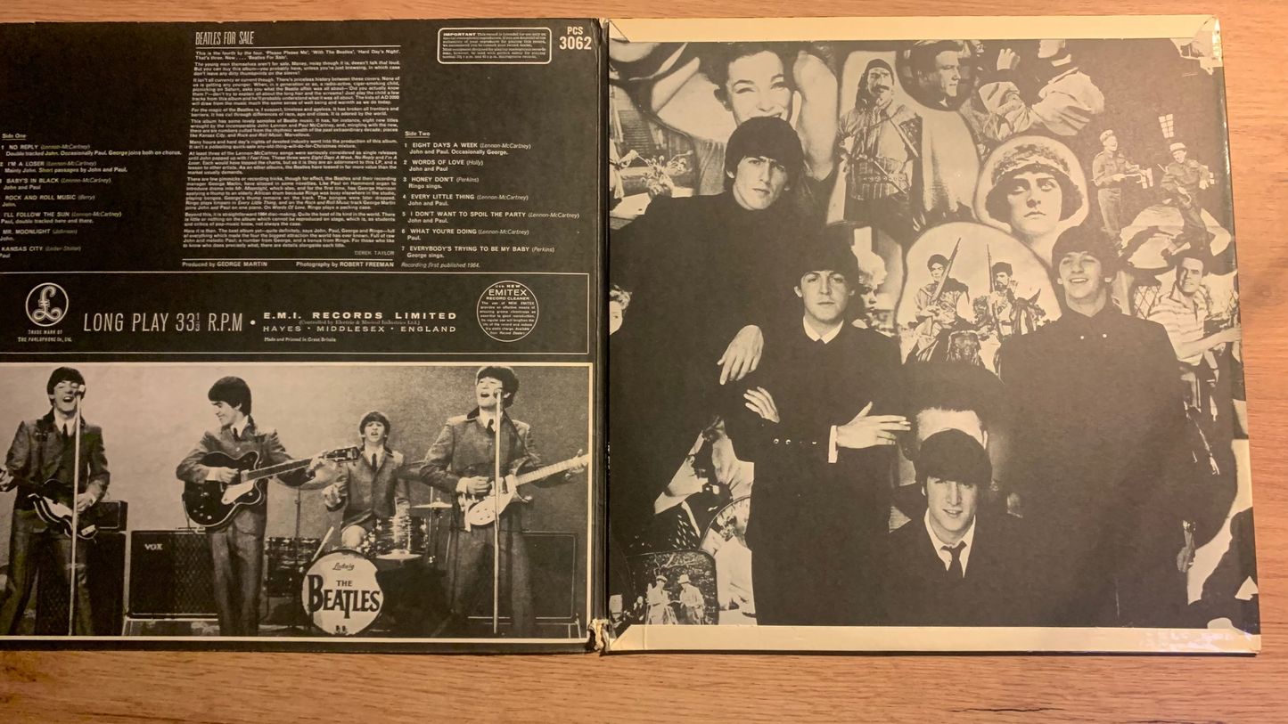 THE BEATLES - FOR SALE...OG NL 1964...VG+/VG+
