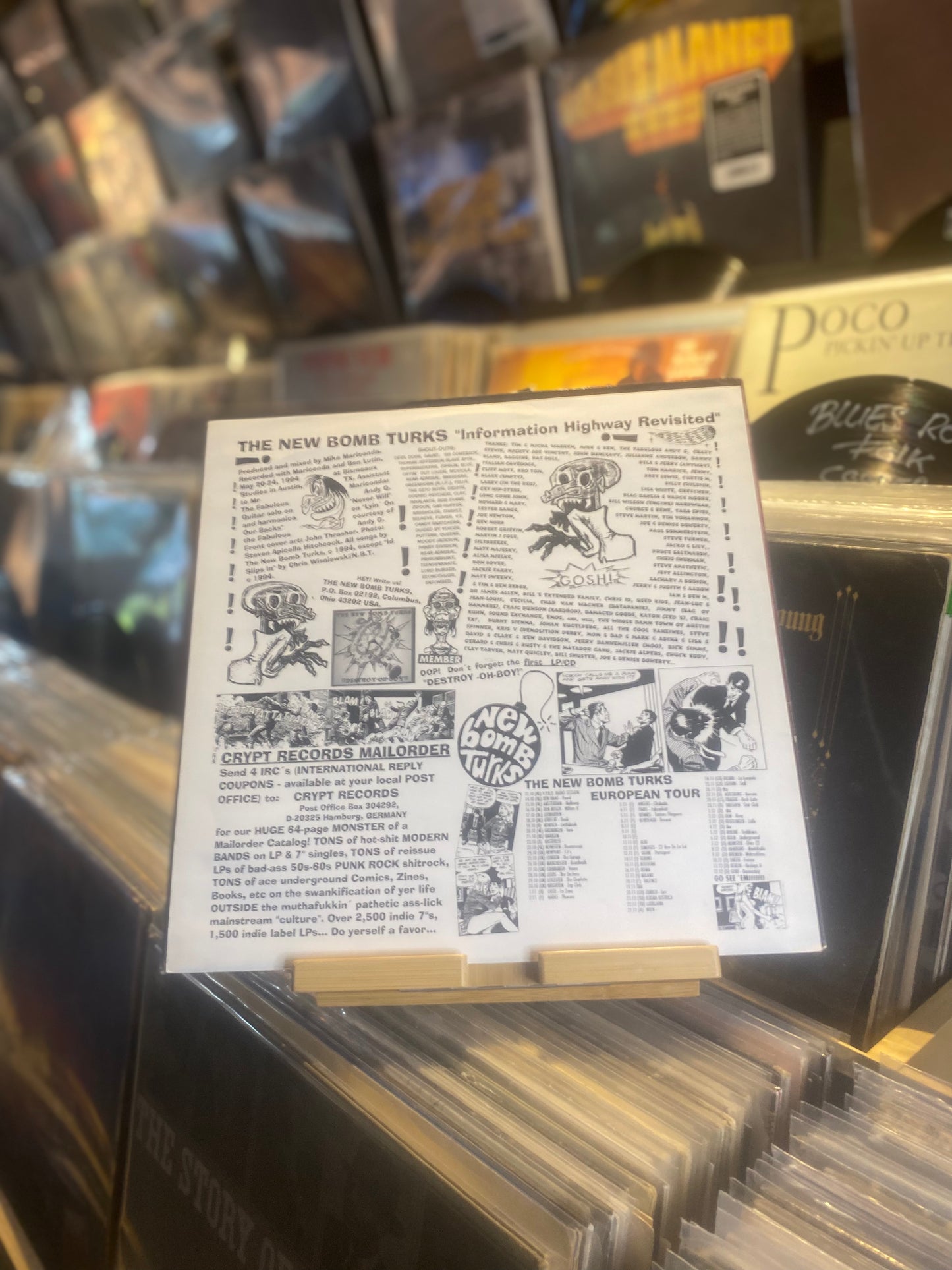 THE NEW BOMB TURKS – INFORMATION HIGHWAY REVISITED / (OG GER 1994)