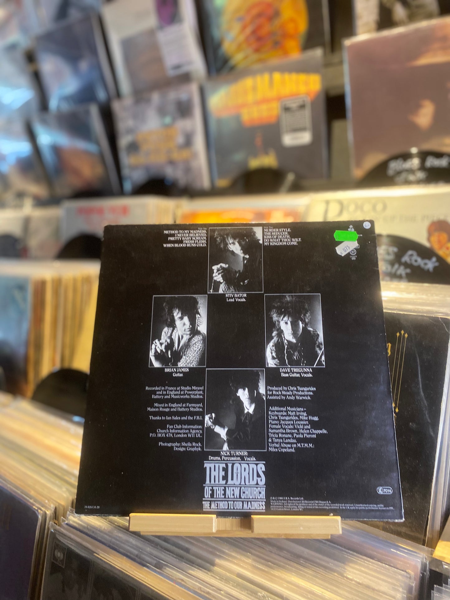 THE LORDS OF THE NEW CHURCH – THE METHOD TO OUR MADNESS / (OG EU 1984)