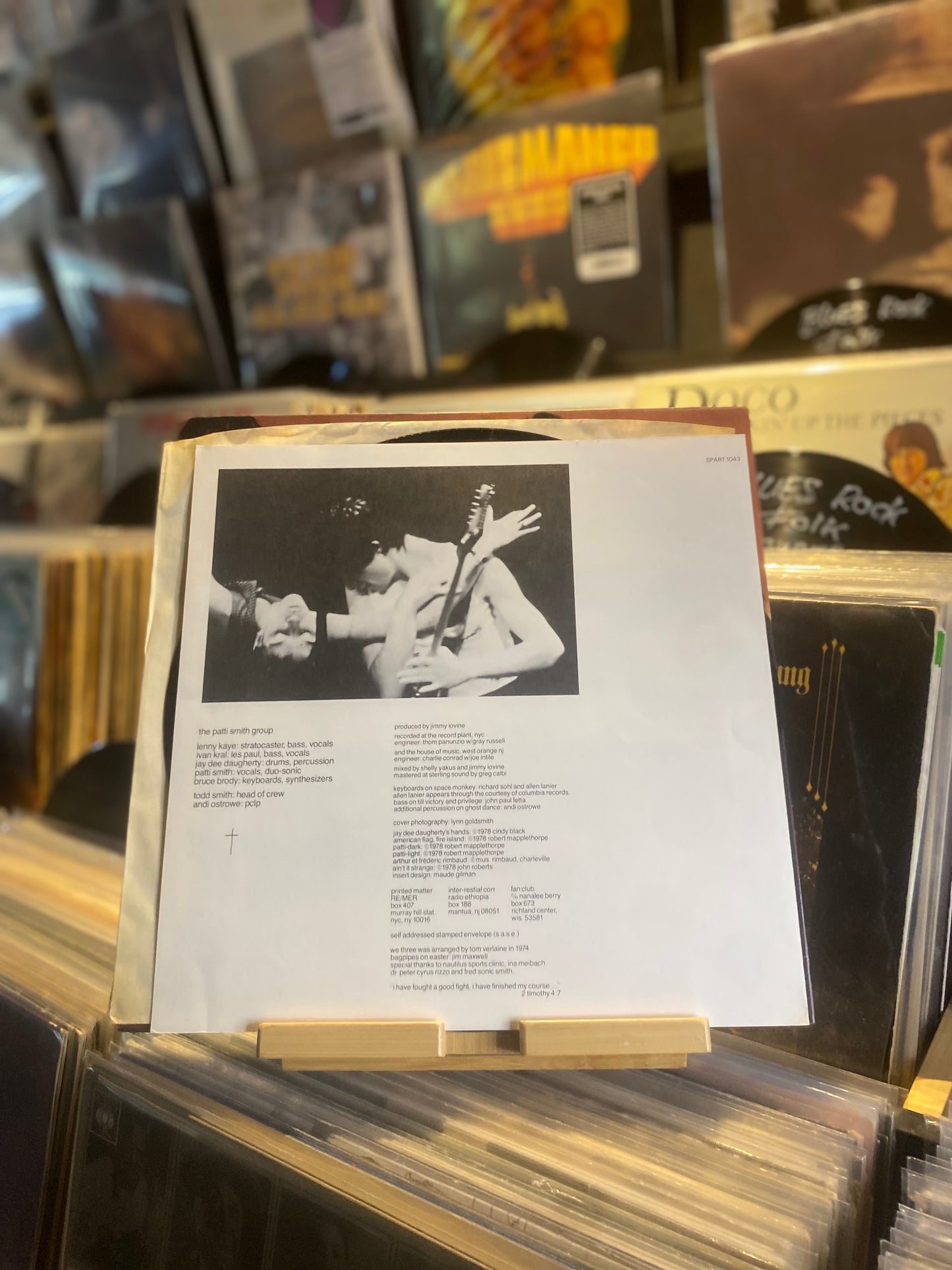 PATTI SMITH GROUP – EASTER...OG UK 1978...VG+/VG+