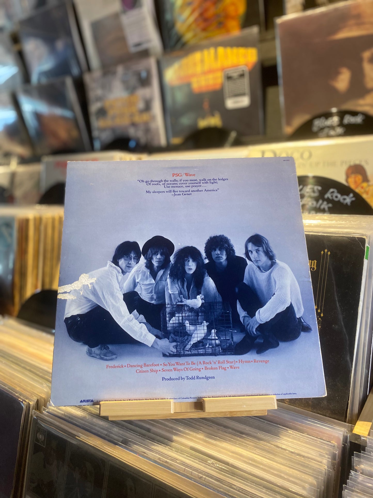 PATTI SMITH GROUP – WAVE...OG BEL 1979...EX/VG