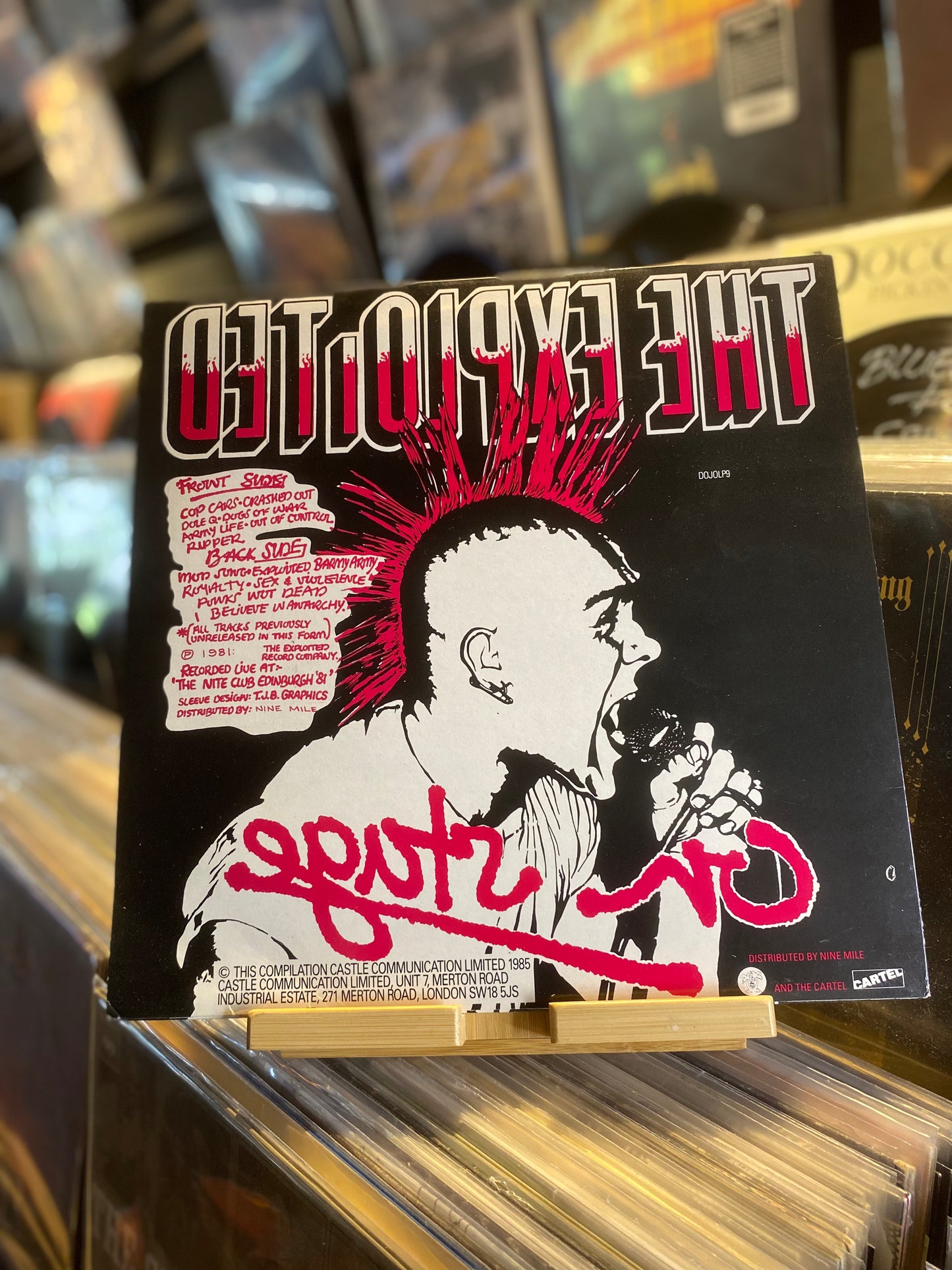 THE EXPLOITED – ON STAGE...RE UK 1985...VG+/VG+