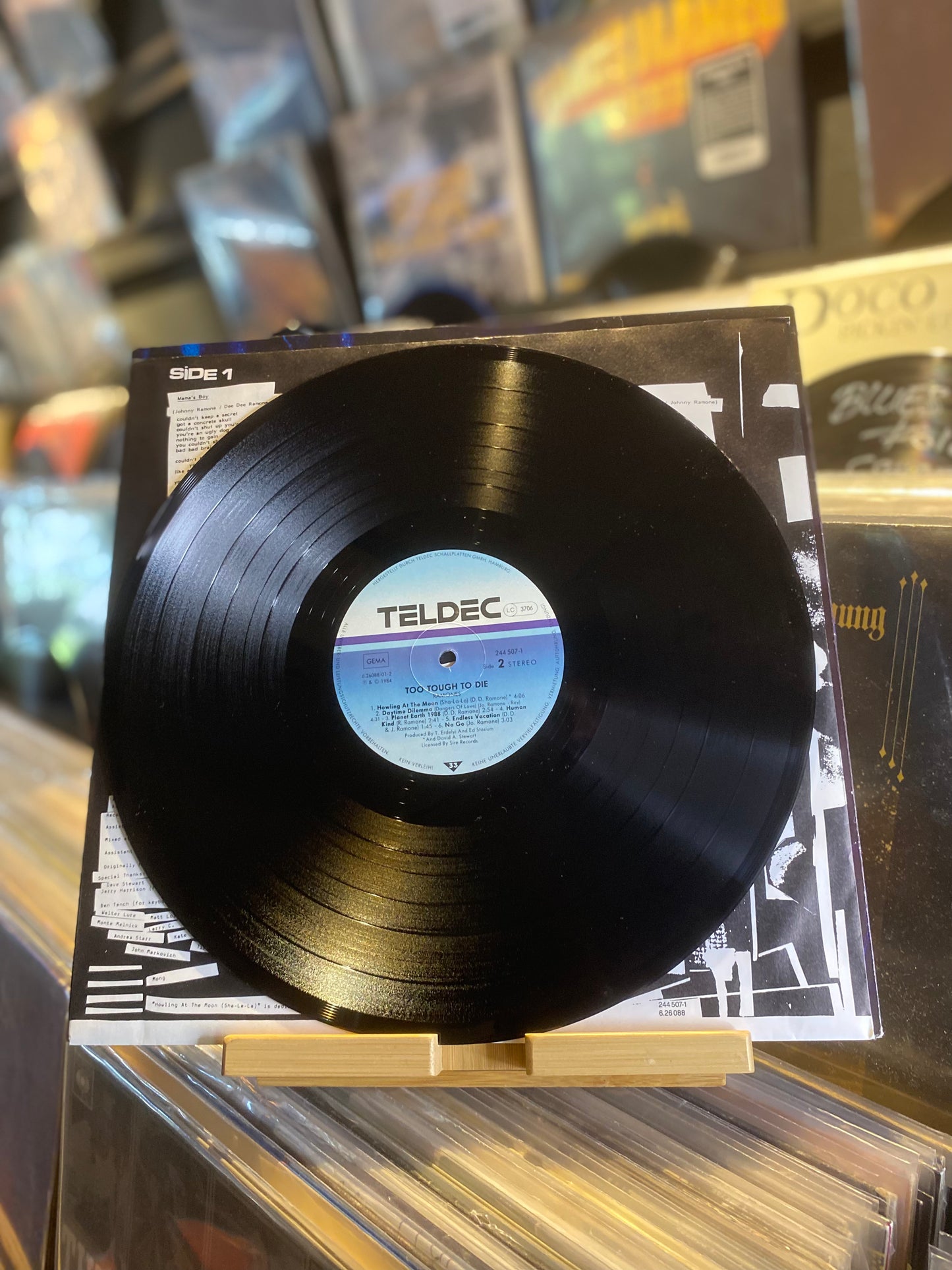 RAMONES – TOO TOUGH TO DIE / (RE GER 1989)
