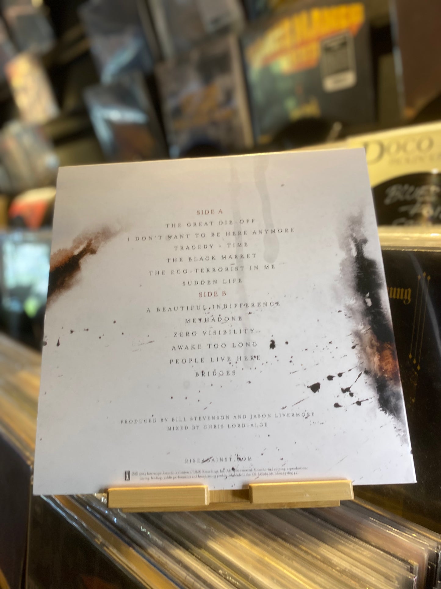 RISE AGAINST – THE BLACK MARKET...OG EU 2014...EX/EX