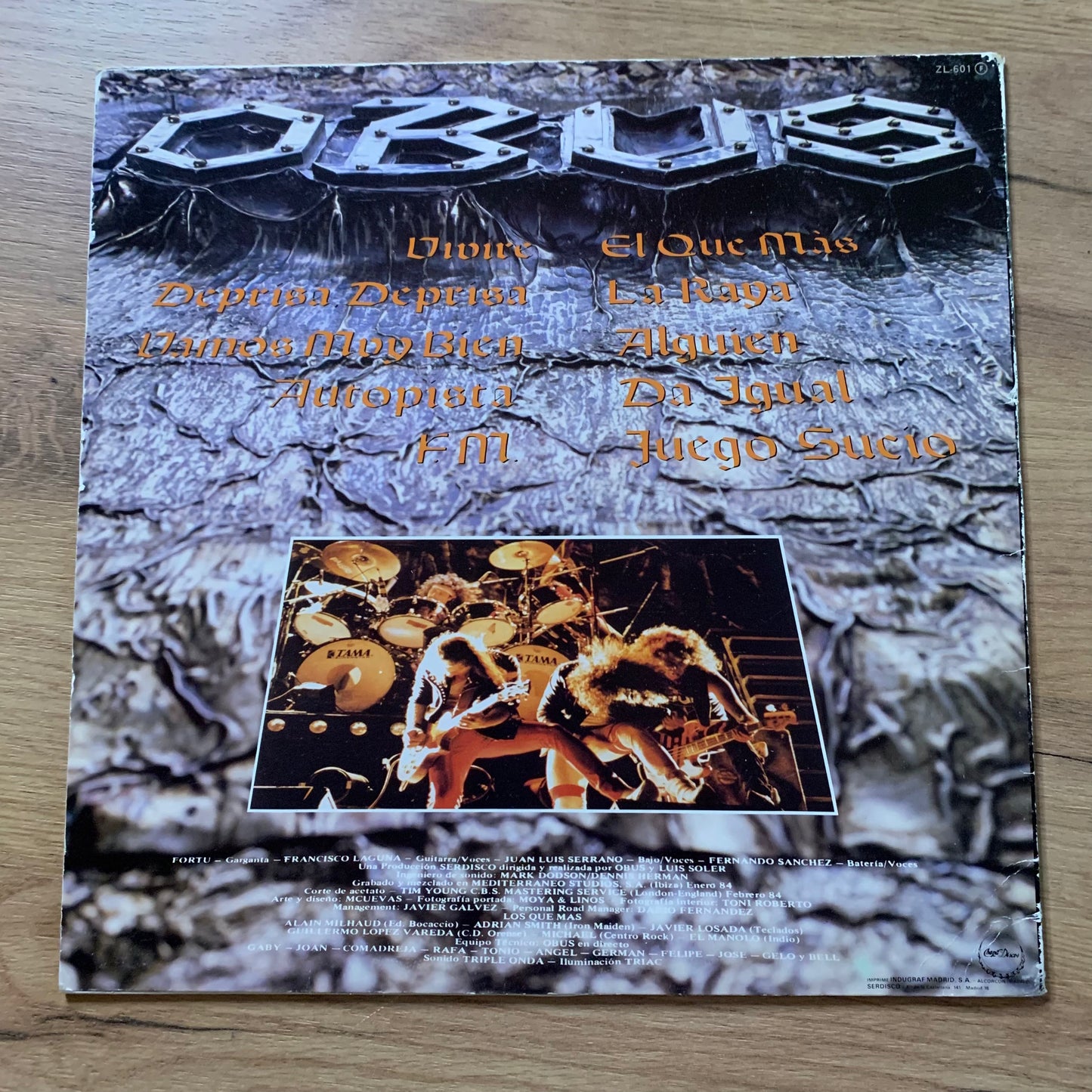 OBUS – EL QUE MÁS...OG ESP 1984...VG+/VG+