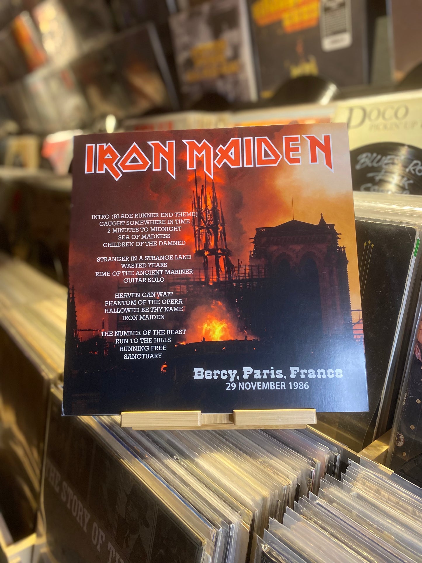 Iron Maiden – Stranger In Paris / Unofficial Red Vinyl (OG 2023