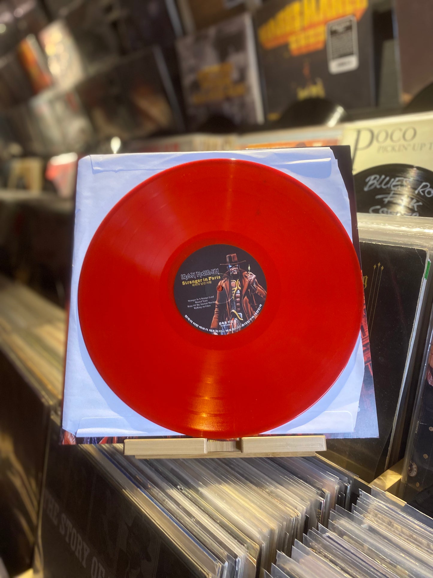 Iron Maiden – Stranger In Paris / Unofficial Red Vinyl (OG 2023
