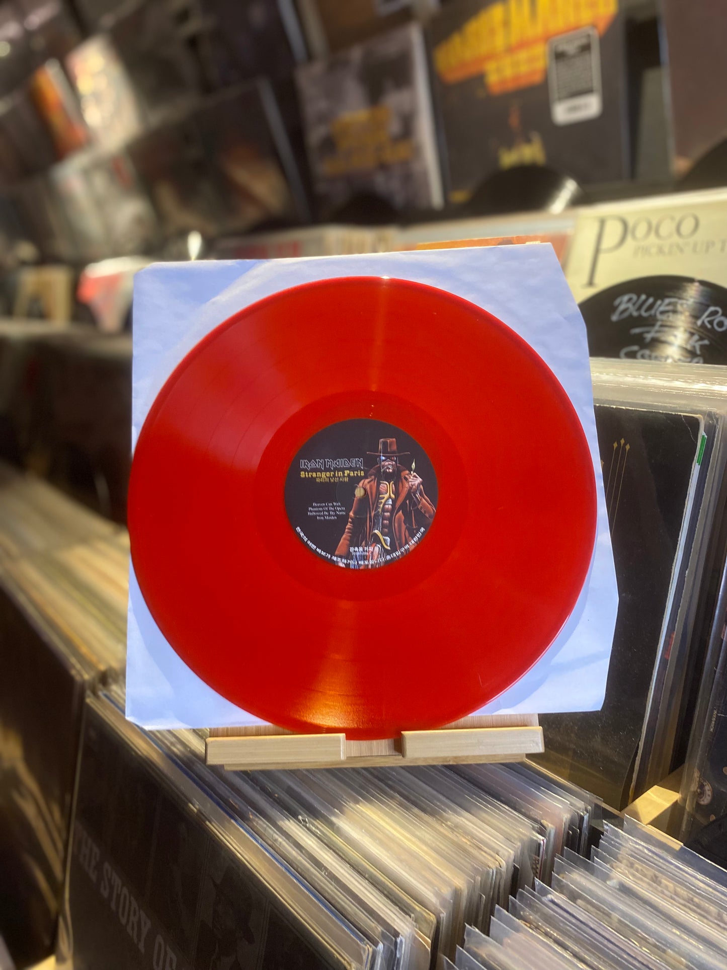 Iron Maiden – Stranger In Paris / Unofficial Red Vinyl (OG 2023