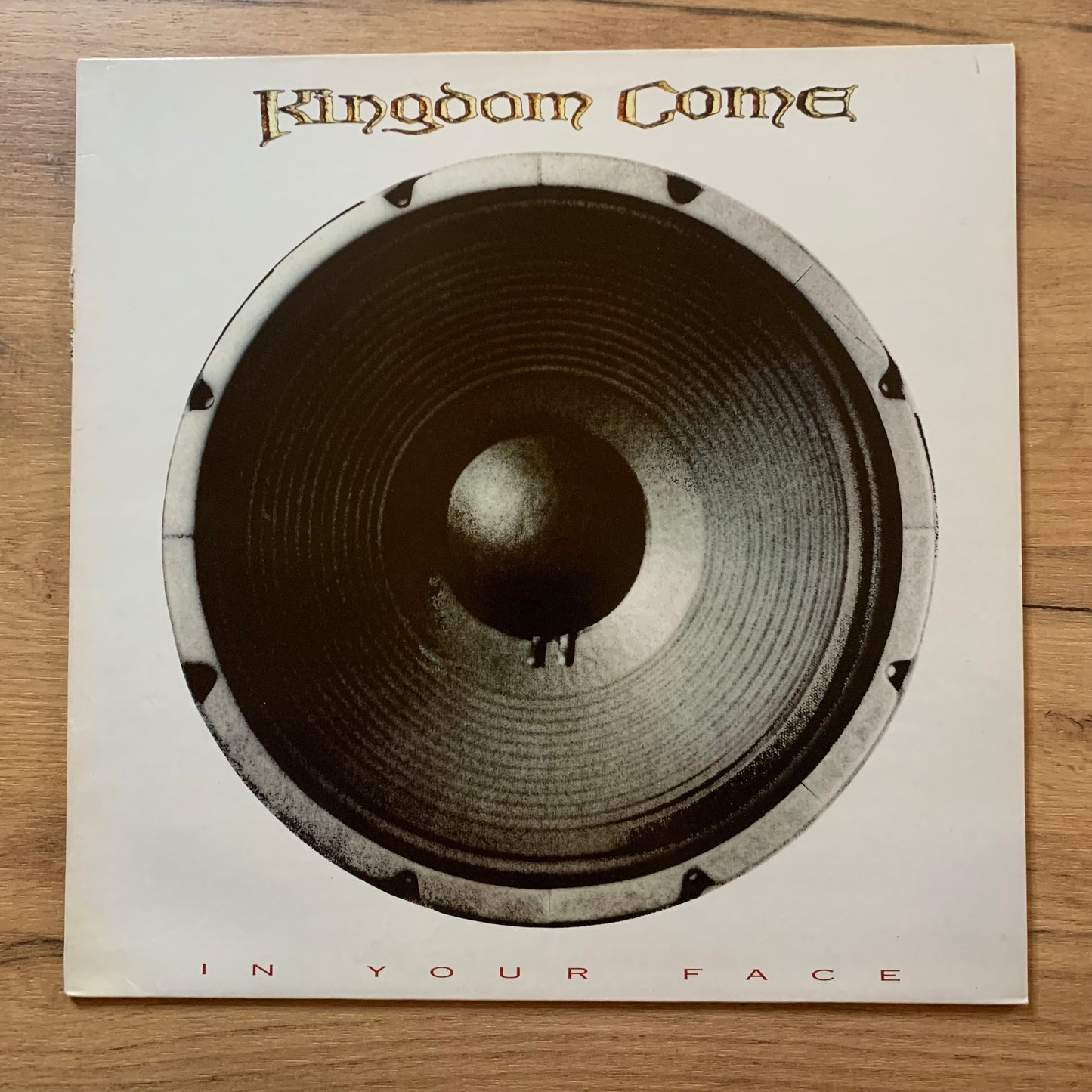 KINGDOM COME  – IN YOUR FACE...OG US 1989...VG+/EX