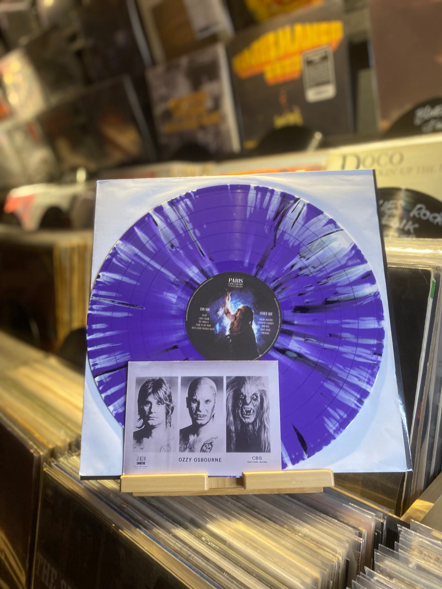 OZZY OSBOURNE – WAITING FOR DARKNESS / Limited Edition Unofficial , Purple Translucent Color