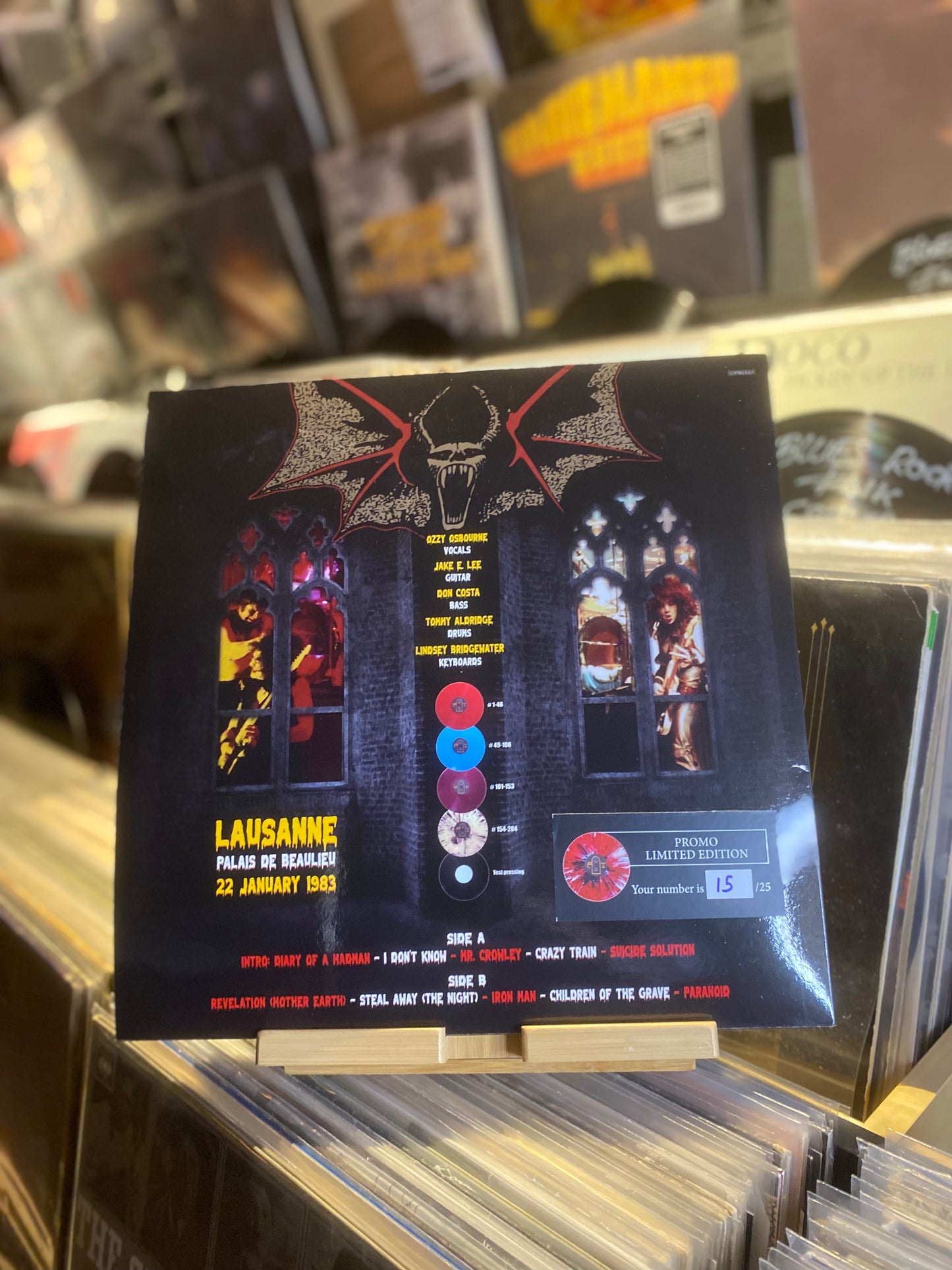 OZZY OSBOURNE – REVELATIONS OF THE MADMAN /  Limited  Numbered 25 Copies , Unofficial