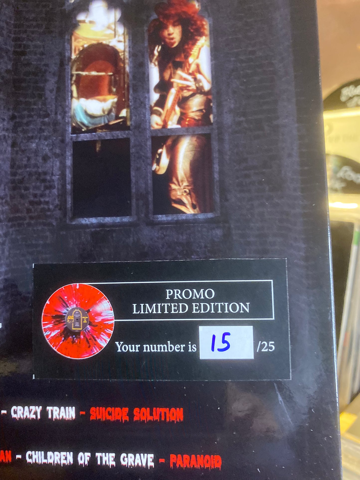 OZZY OSBOURNE – REVELATIONS OF THE MADMAN /  Limited  Numbered 25 Copies , Unofficial