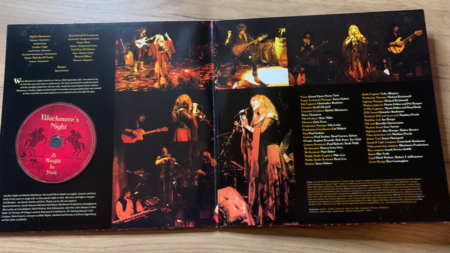 BLACKMORE'S NIGHT – A KNIGHT IN YORK...OG GER 2012...EX/EX