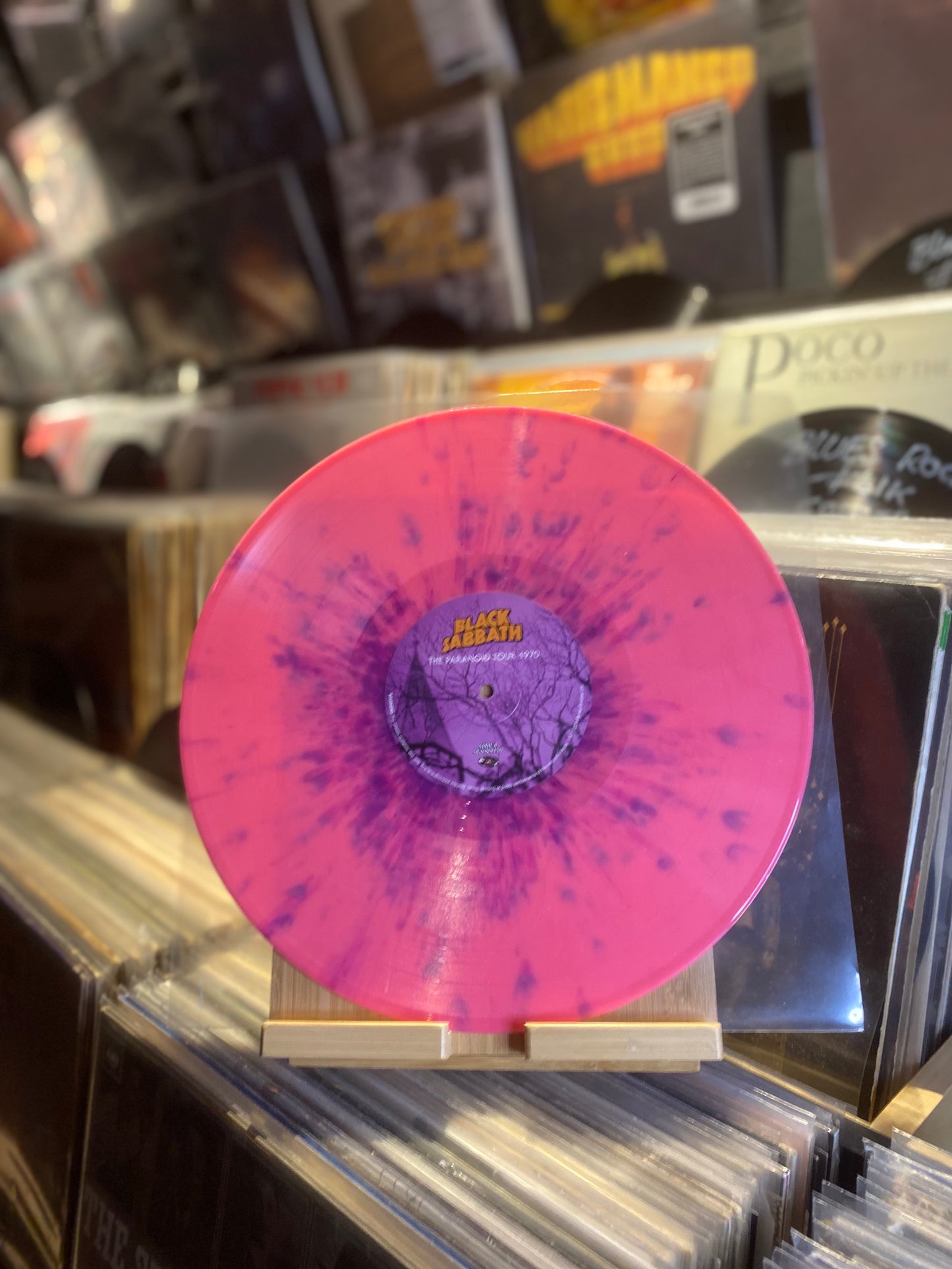BLACK SABBATH - THE PARANOID TOUR 1970 / Unofficial Pink Color Limited 500 Copies
