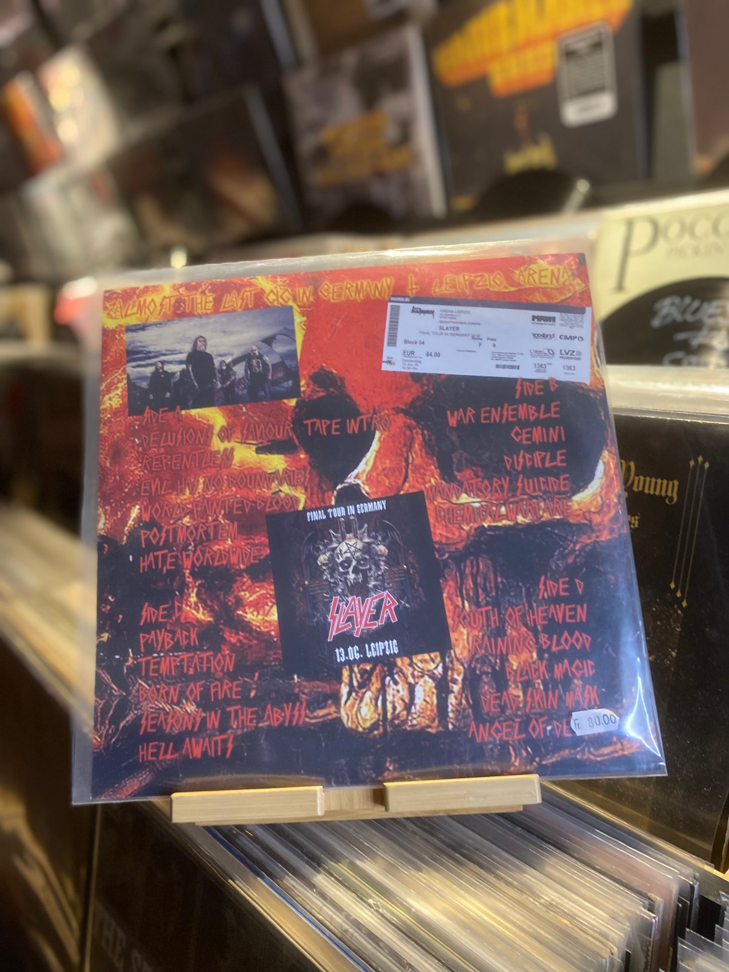 SLAYER – LIVE LEIPZIG BOOT 2022...MINT...LIMITED