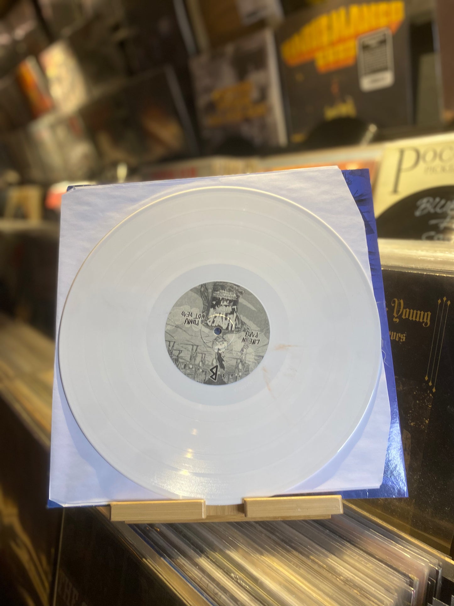 SLAYER – LIVE IN PARIS - PUNKS NOT DEAD / Limited Edition  UnofficiaL white/black marbled
