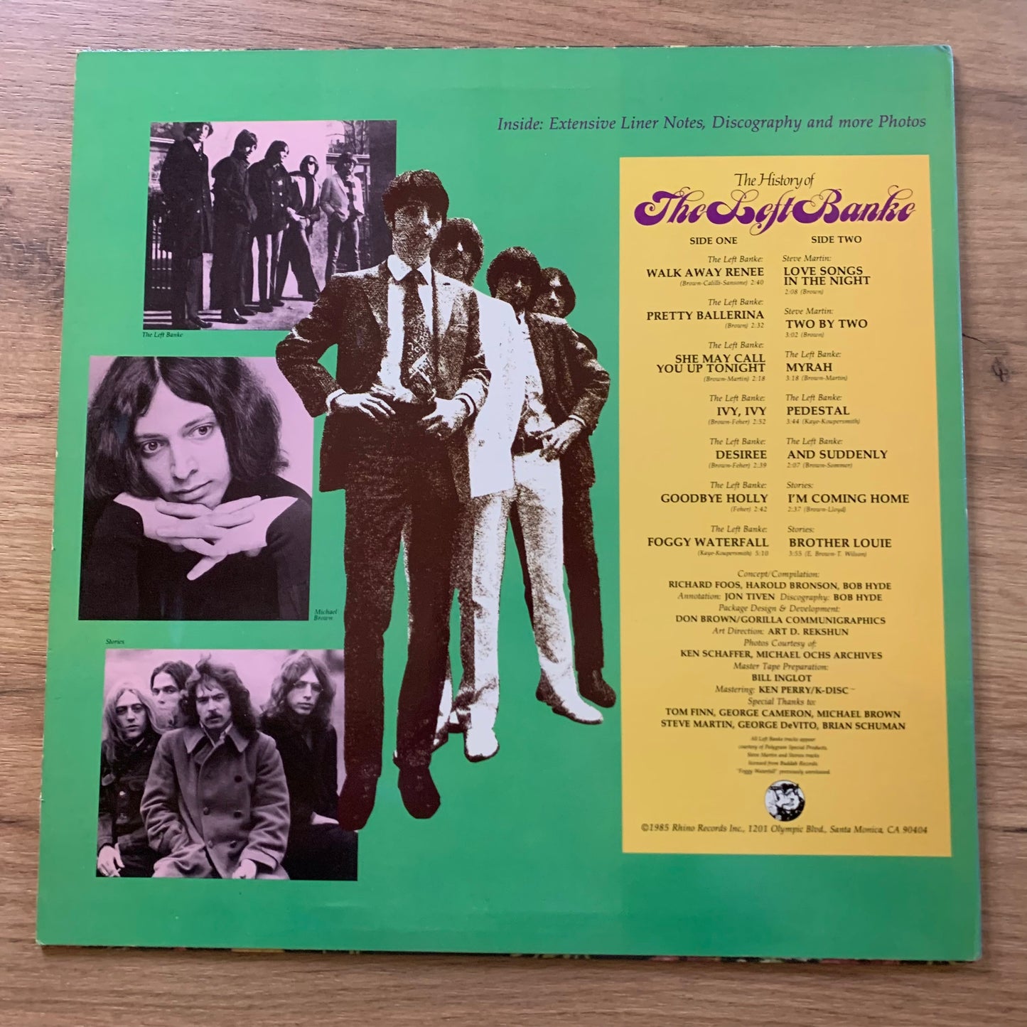 FT BANKE – THE HISTORY OF...COMPIL US 1985...VG+/VG+
