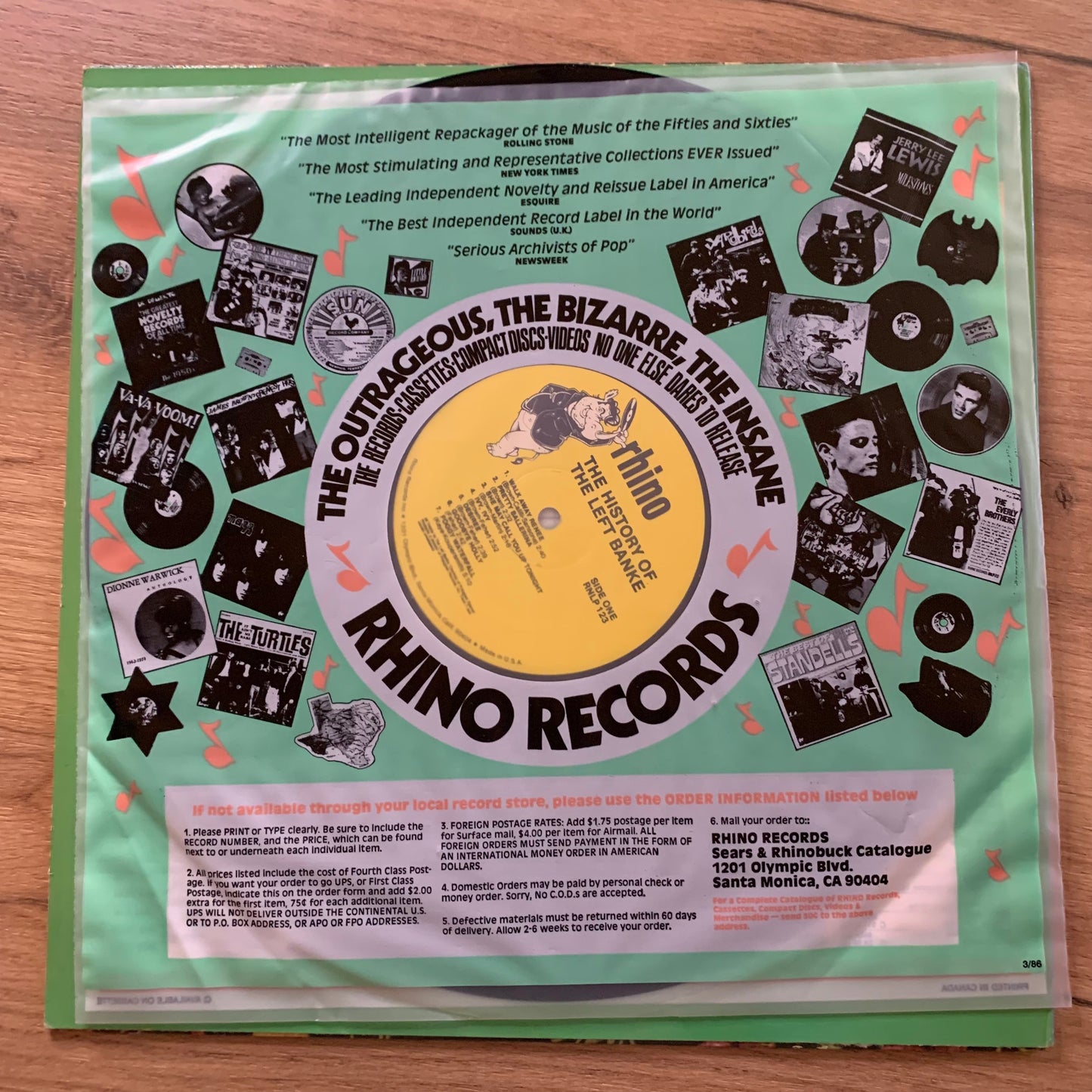 FT BANKE – THE HISTORY OF...COMPIL US 1985...VG+/VG+