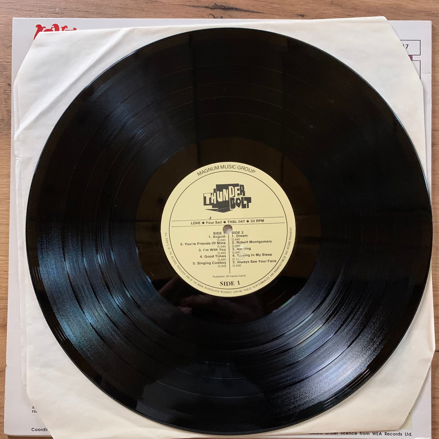 LOVE – FOUR SAIL...RE UK 1987...VG+/EX