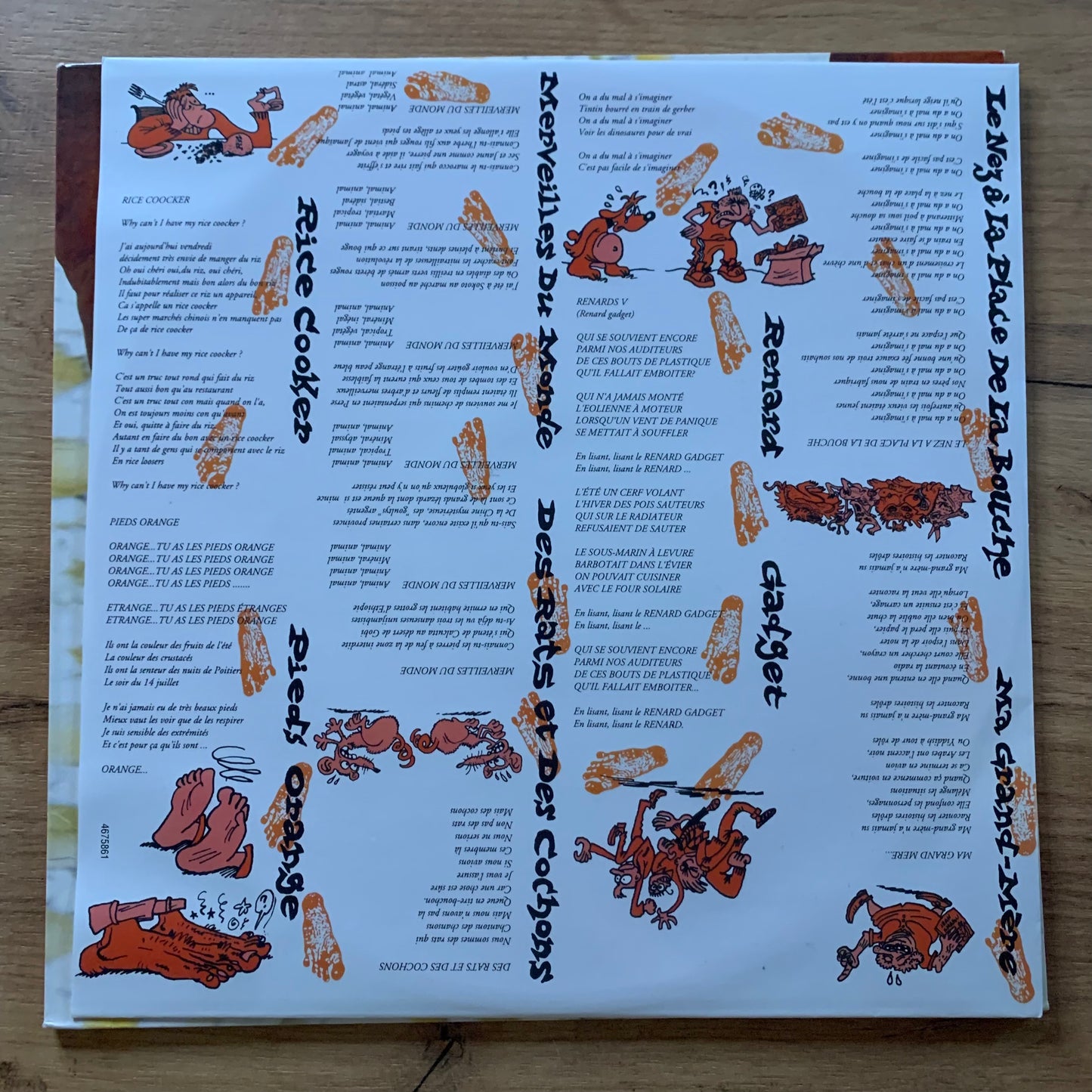 LES SATELLITES – PIED ORANGE...RE FR 2015...EX/EX