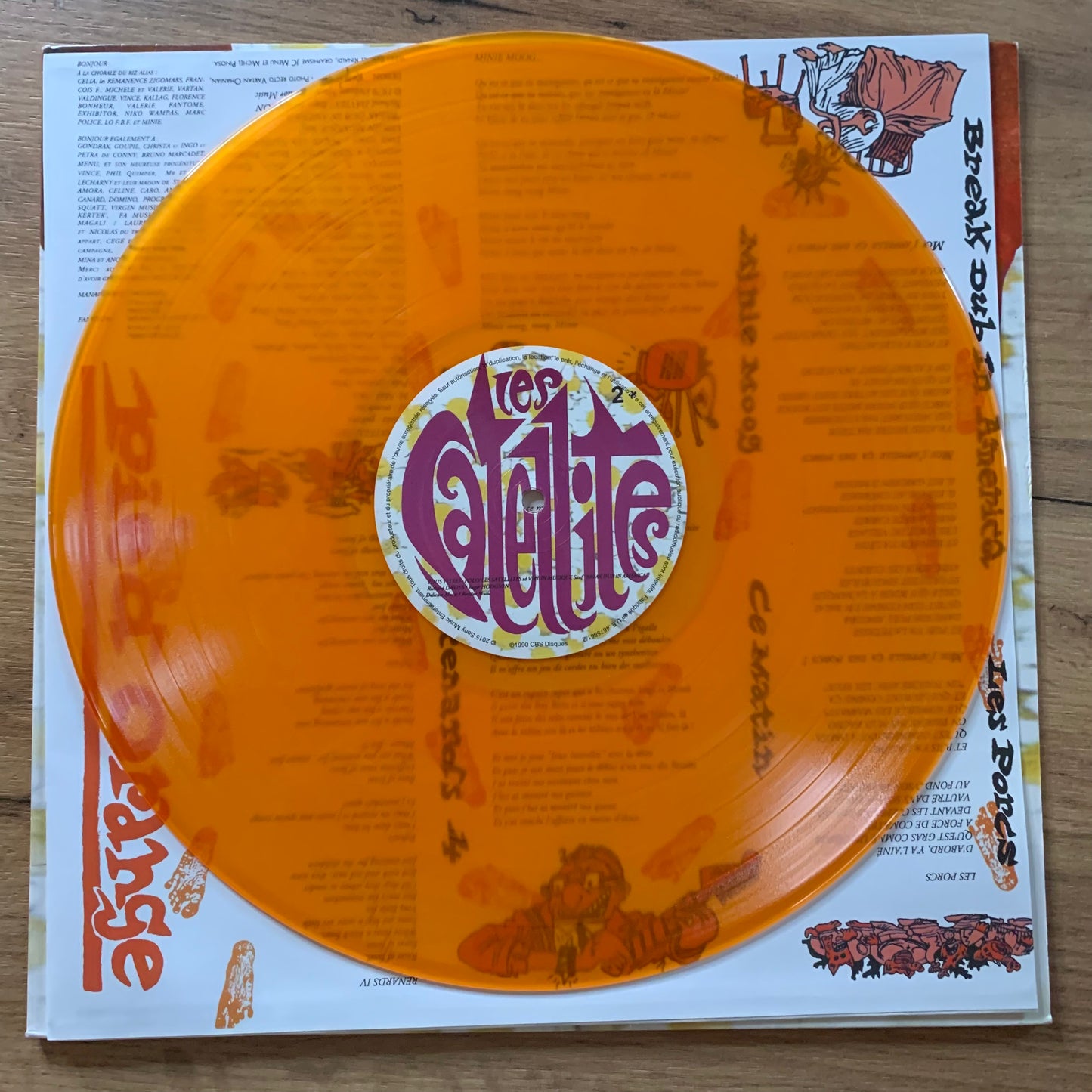 LES SATELLITES – PIED ORANGE...RE FR 2015...EX/EX
