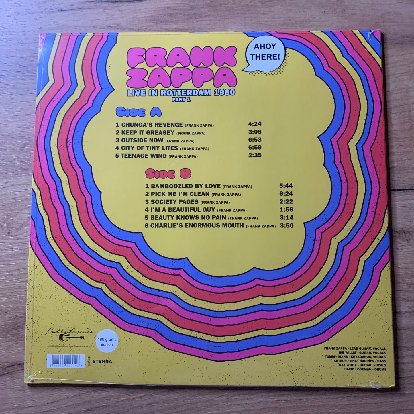 FRANK ZAPPA - LIVE IN ROTTERDAM 1980 PART 1 & 2...BOOT EU 2020...SEALED