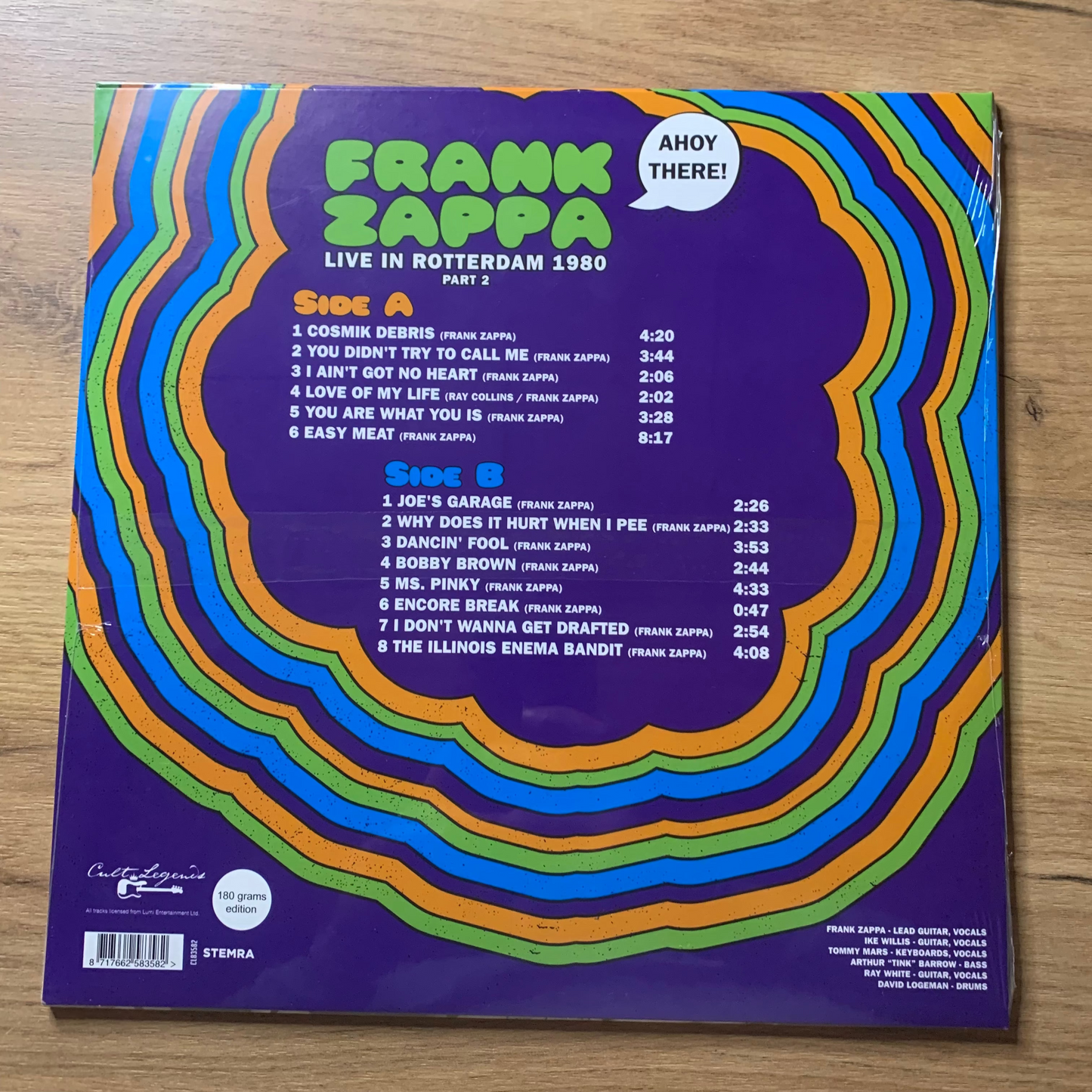 FRANK ZAPPA - LIVE IN ROTTERDAM 1980 PART 1 & 2...BOOT EU 2020...SEALED