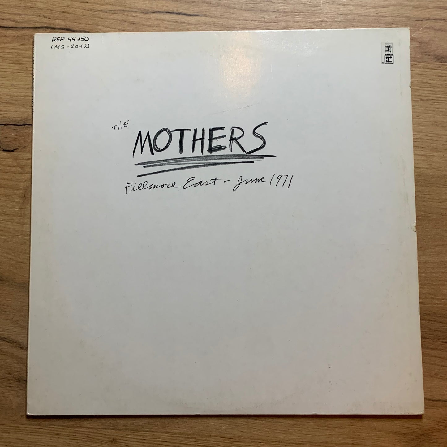 THE MOTHERS - FILLMORE EAST JUNE 1971...RE GER... VG+/VG+