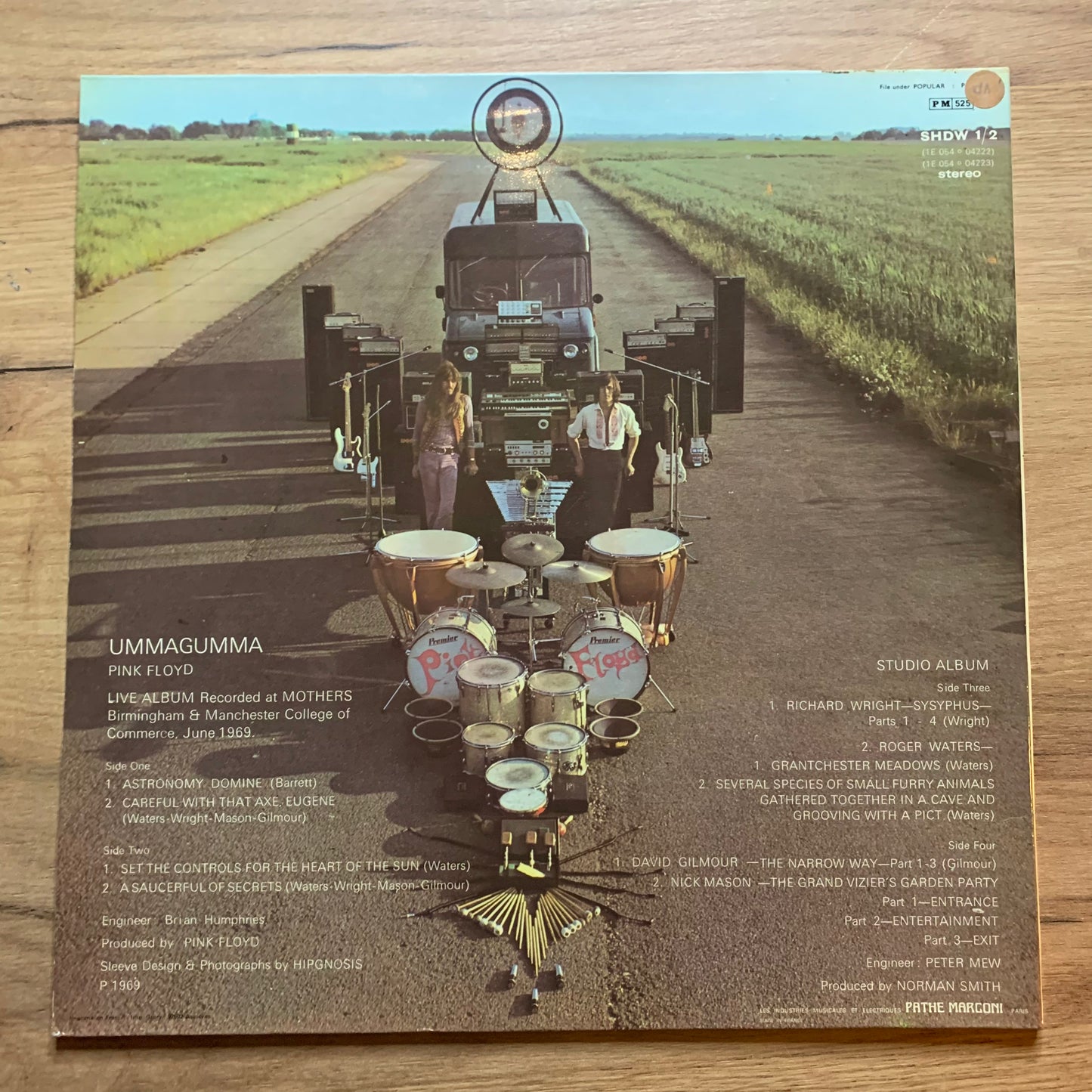 PINK FLOYD - UMMAGUMMA...RE FR 1972...VG+/VG+