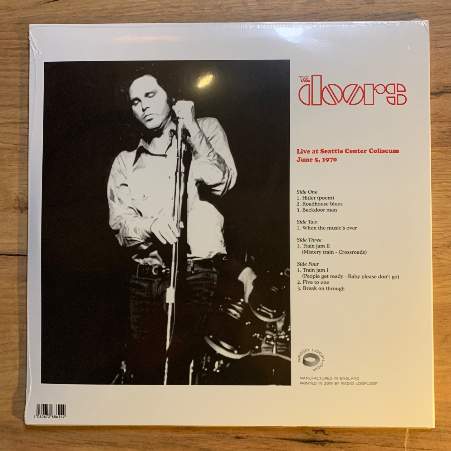 THE DOORS - LIVE SEATTLE 1970...BOOT EU 2019...SEALED