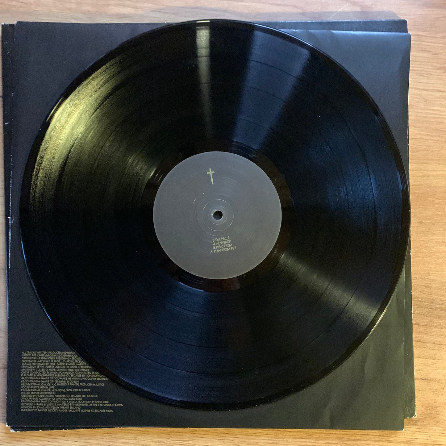 JUSTICE - CROSS...PRESS ORIGINAL EU 2007...VG+/VG
