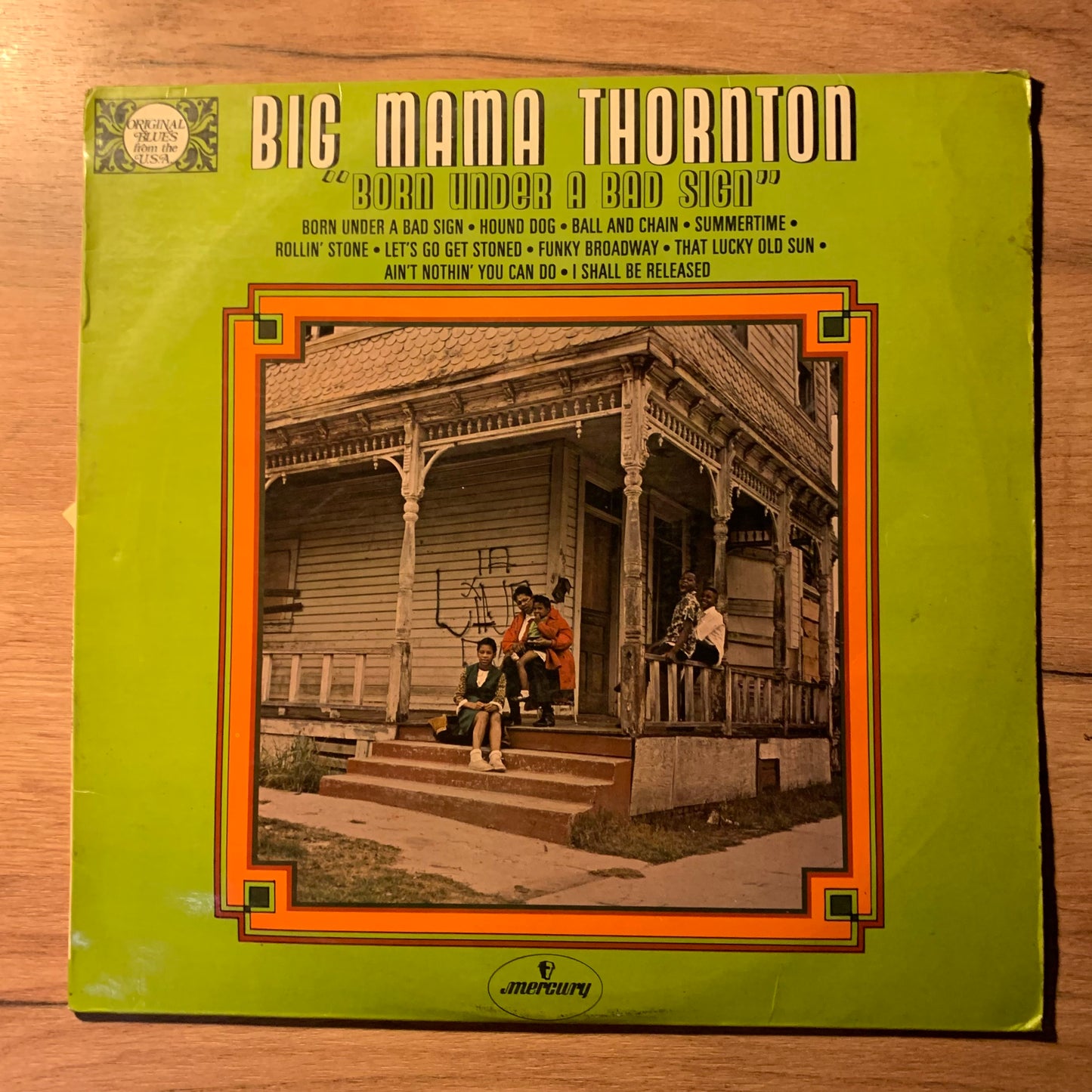 BIG MAMA THORNTON - BORN UNDER...OG FR 1969...VG+/VG+