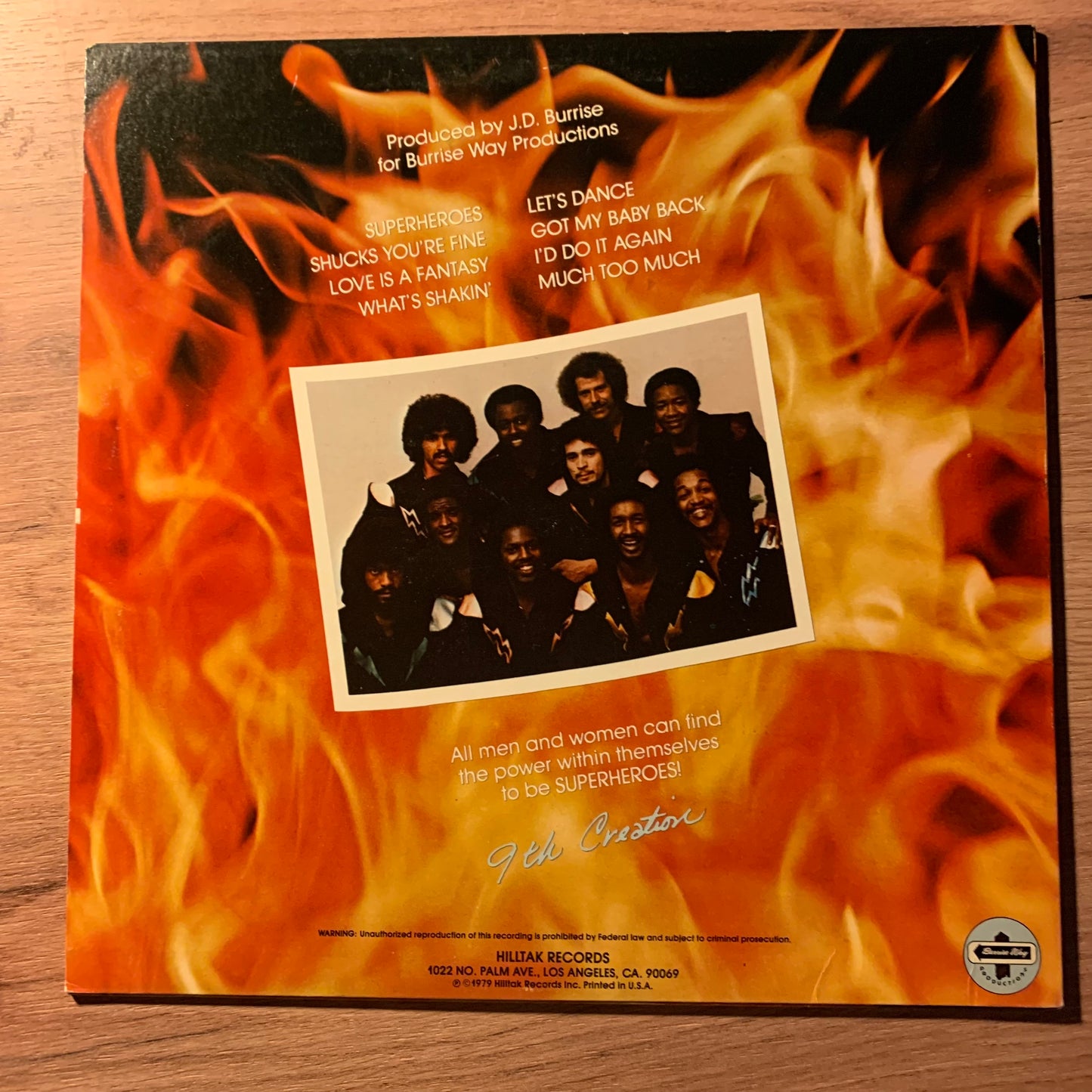 9TH CREATION - SUPERHEROES...OG US 1979...VG++/VG+