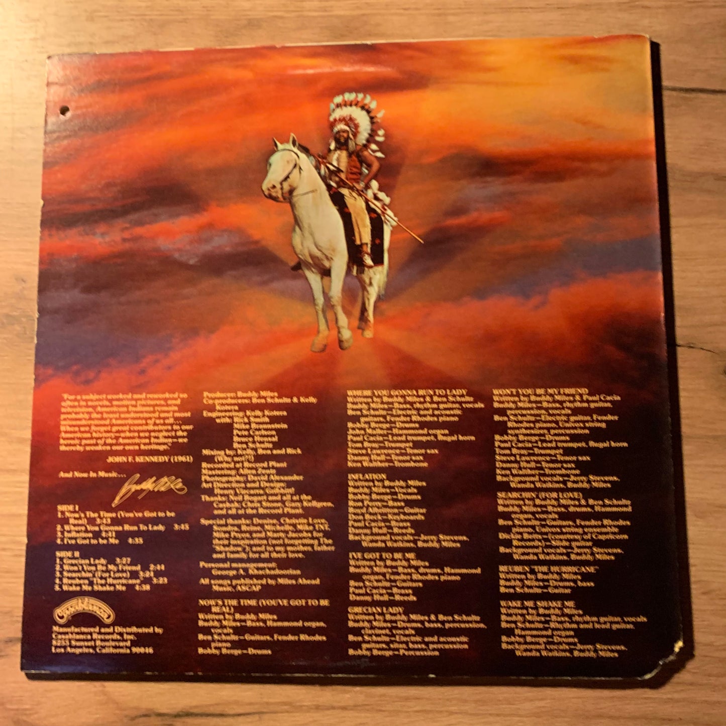 BUDDY MILES - BICENTENNIAL GATHERING...OG US 1976...VG+/VG