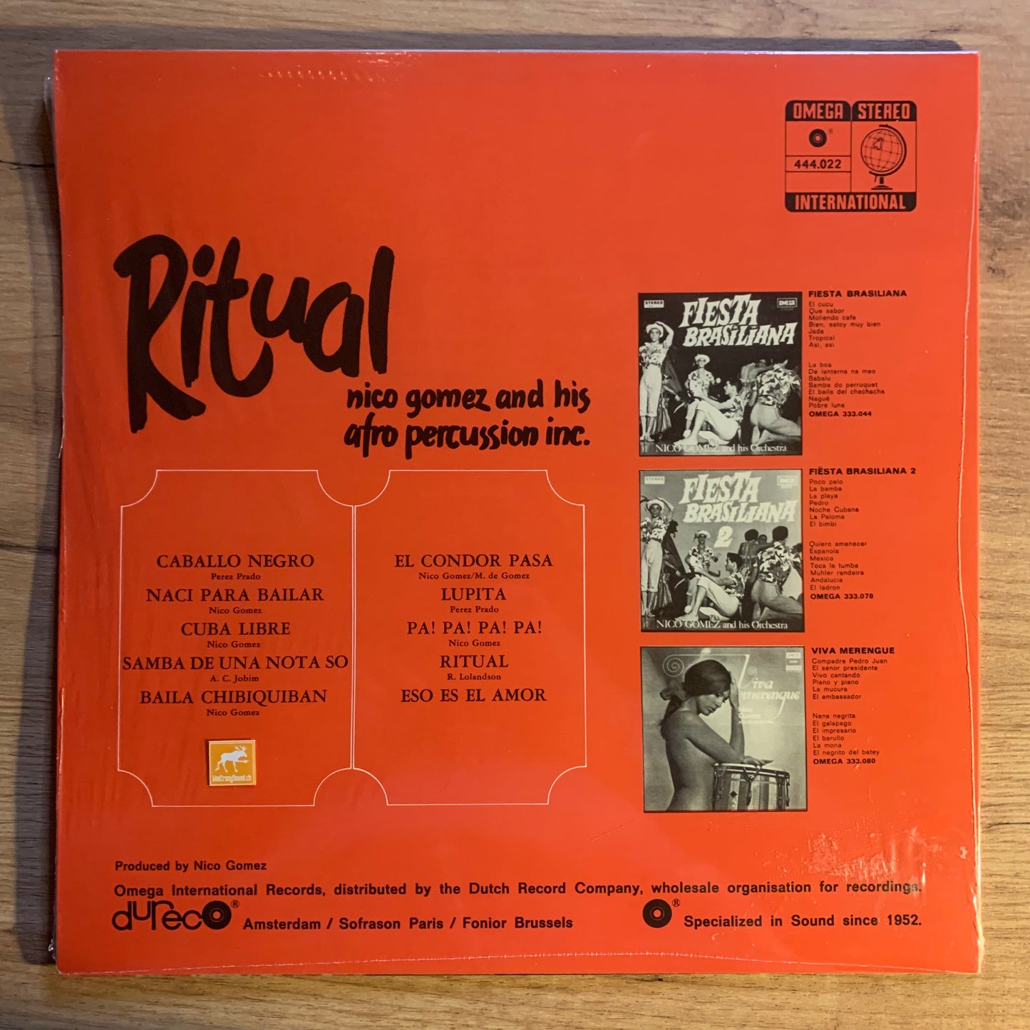 NICO GOMEZ – RITUAL...RE UK 2013...EX/EX