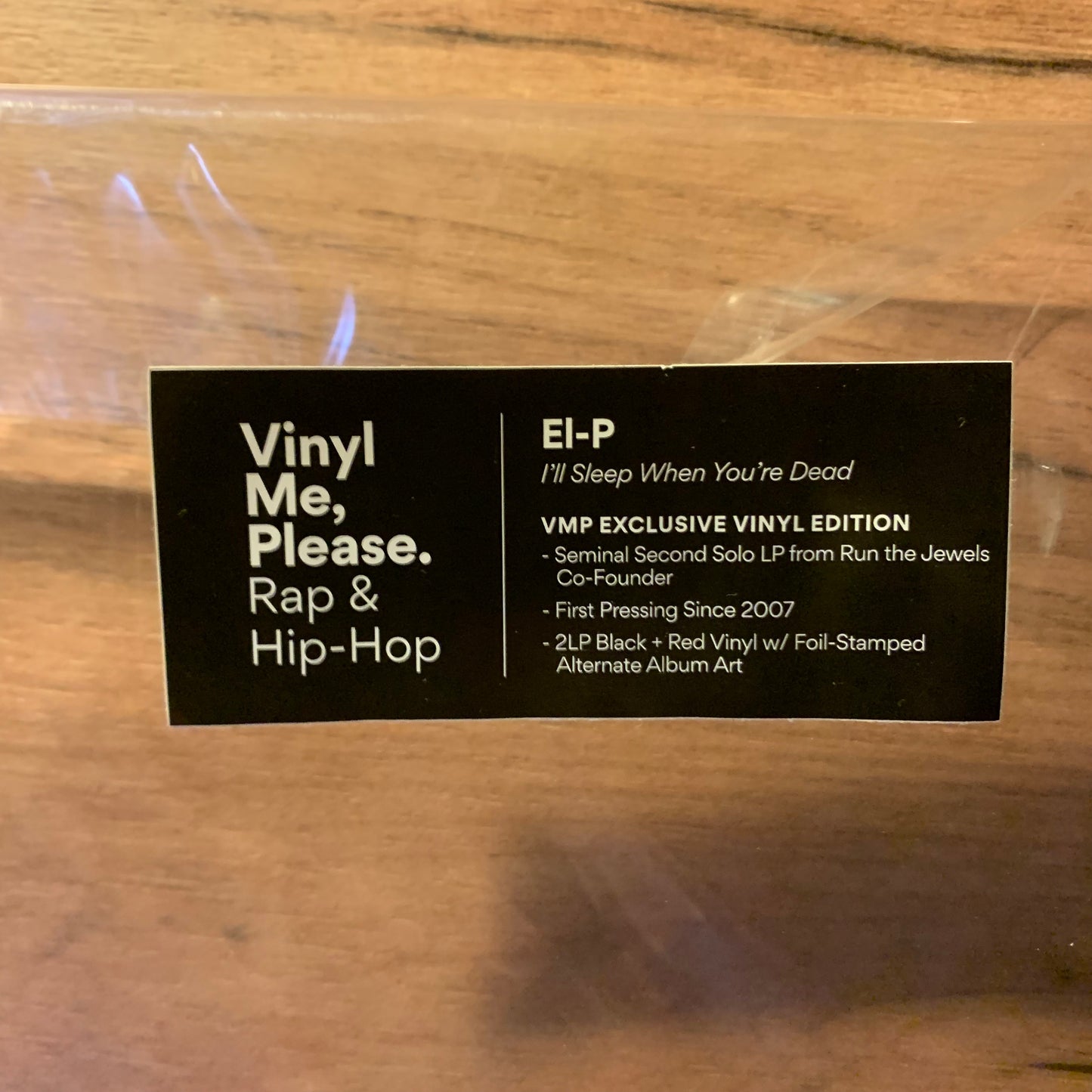 El-P – I'll Sleep When You're Dead...RE US 2020...NM/NM