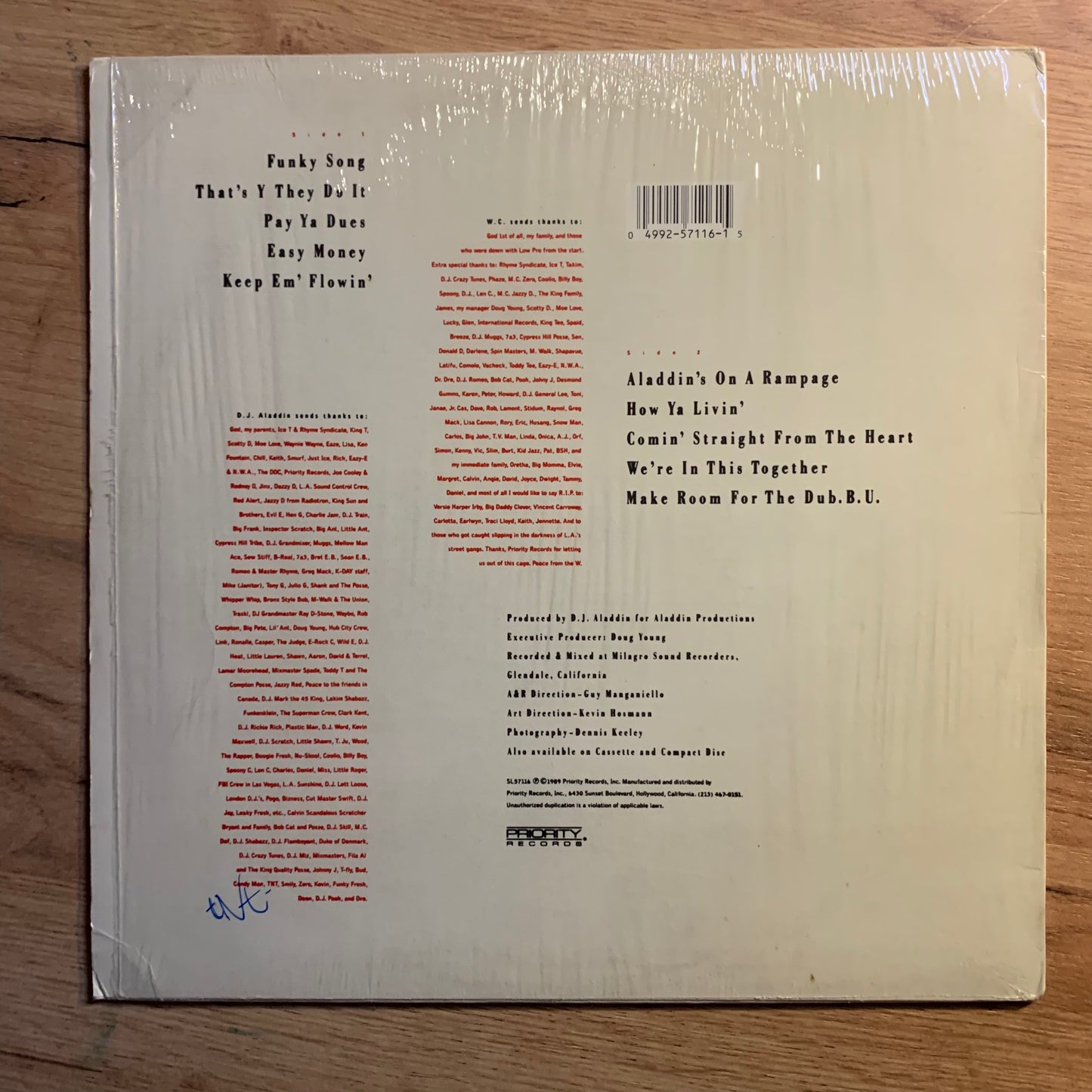 Low Profile – We're In This Together...OG US 1989...VG+/VG++