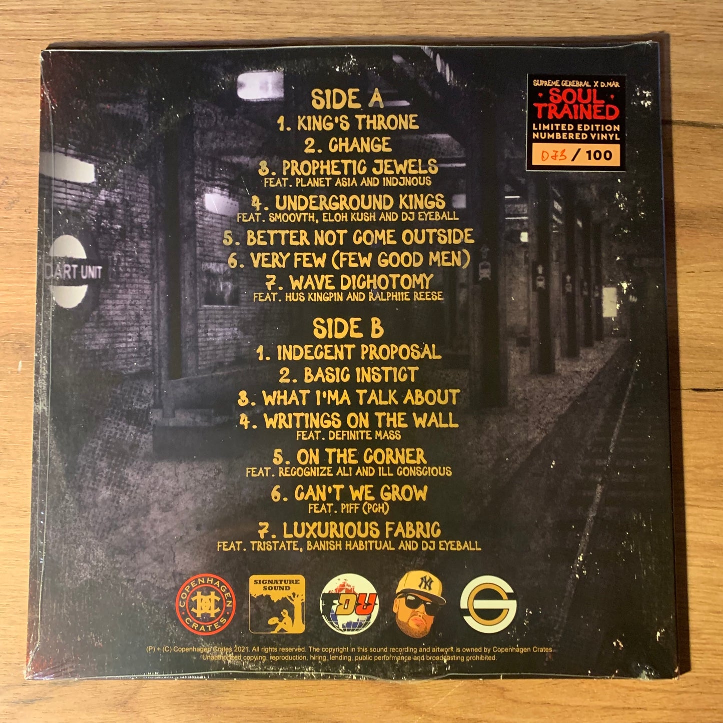 Supreme Cerebral x D.Mar – Soul Trained...OG DEN 2021..NM/NM