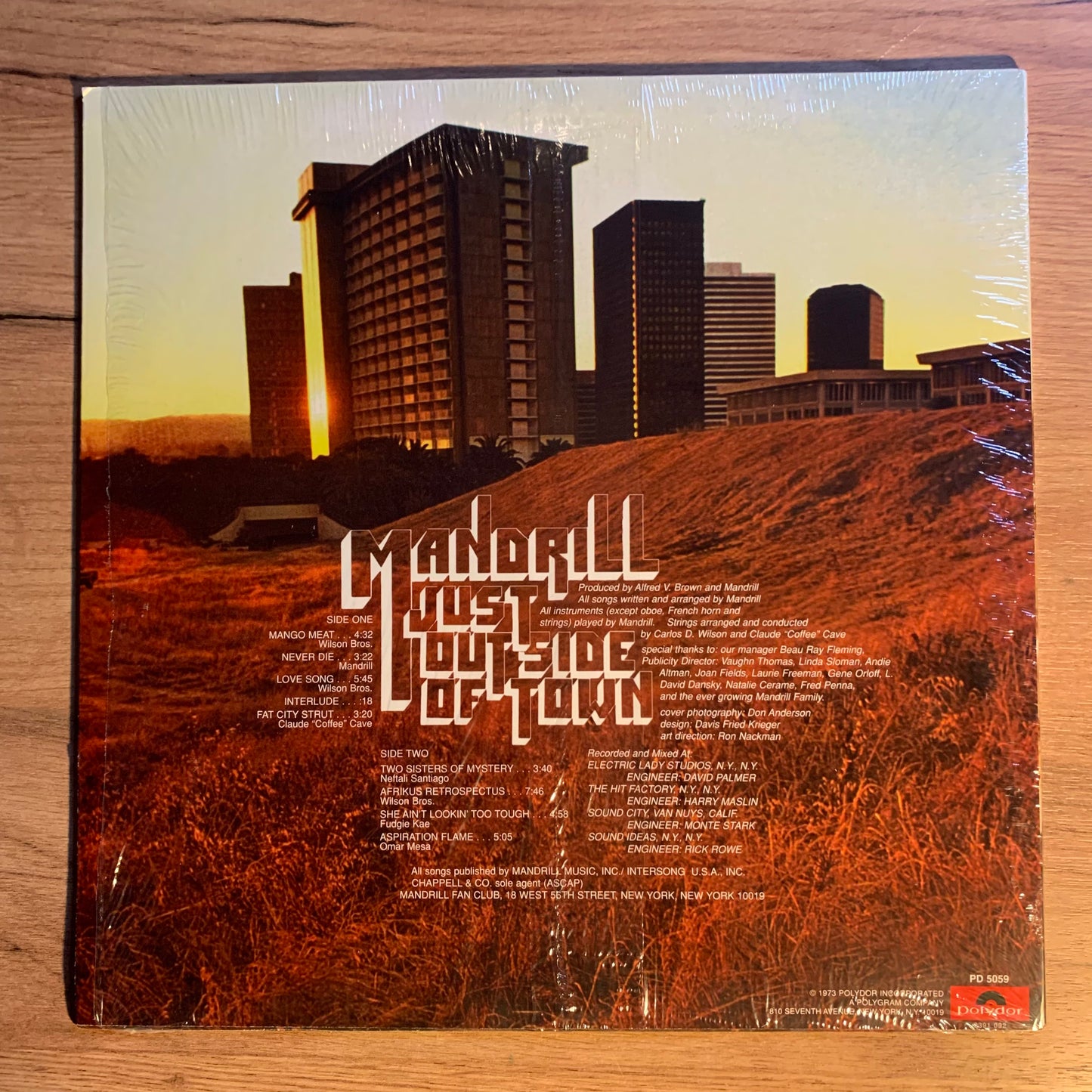 Mandrill – Just Outside Of Town...RE US...VG+/EX